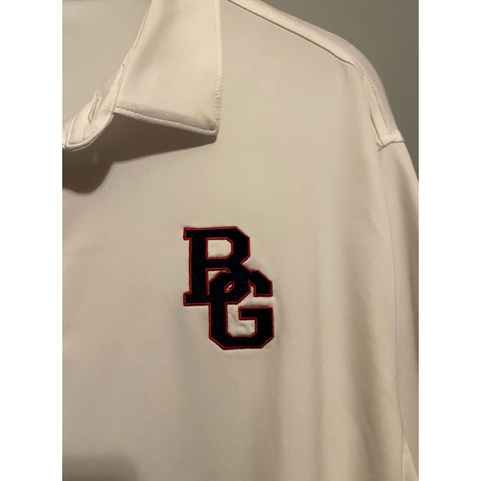 Peter Millar Peter Millar Polo Shirt Mens 2XL White Golf Embroidered Logo Short Sleeve Collared 27” Pit 34” Length Solid Knit Cotton Blend Regular Fit Size US XXL / EU 58 / 5 - 4 Thumbnail