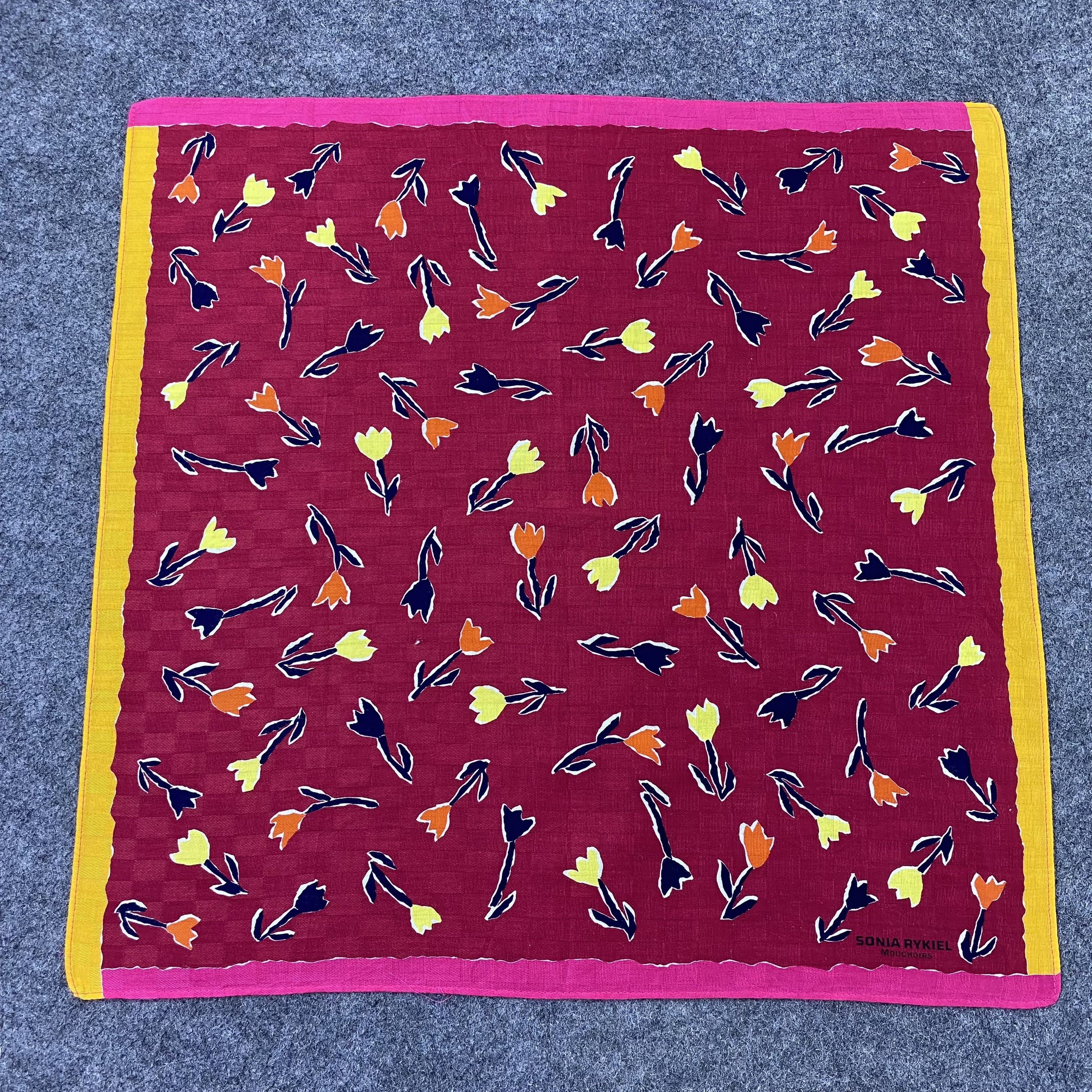 Sonia Rykiel Sonia Rykiel Handkerchief Neckerchief Bandana-B1597 Size ONE SIZE - 3 Thumbnail