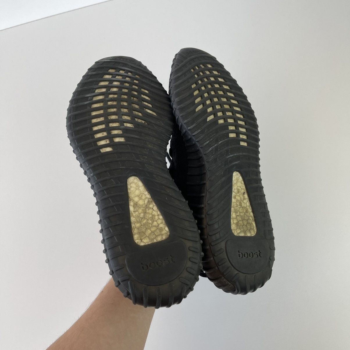 Adidas × Kanye West Adidas Yeezy 350 V2 Onyx Shoes Full Black HQ4540 Size US 10.5 / EU 43-44 - 10 Thumbnail