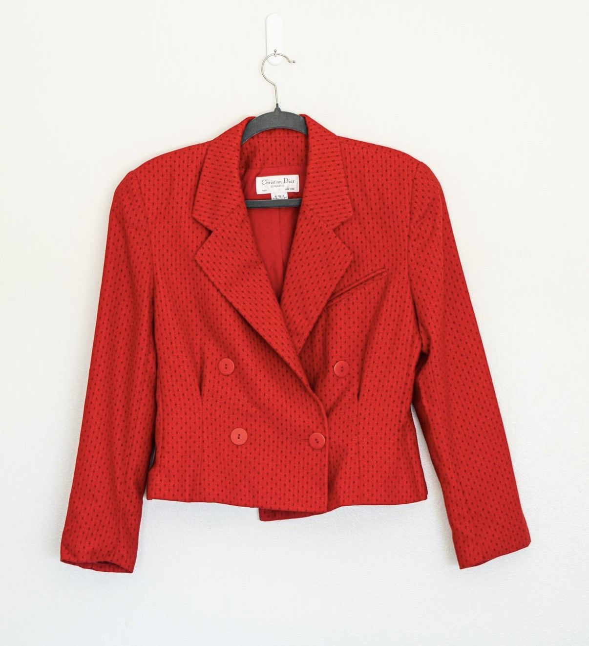 Other Christian Dior Structured Double-Breasted Blazer, Size US 8 Size M / US 6-8 / IT 42-44 - 2 Thumbnail