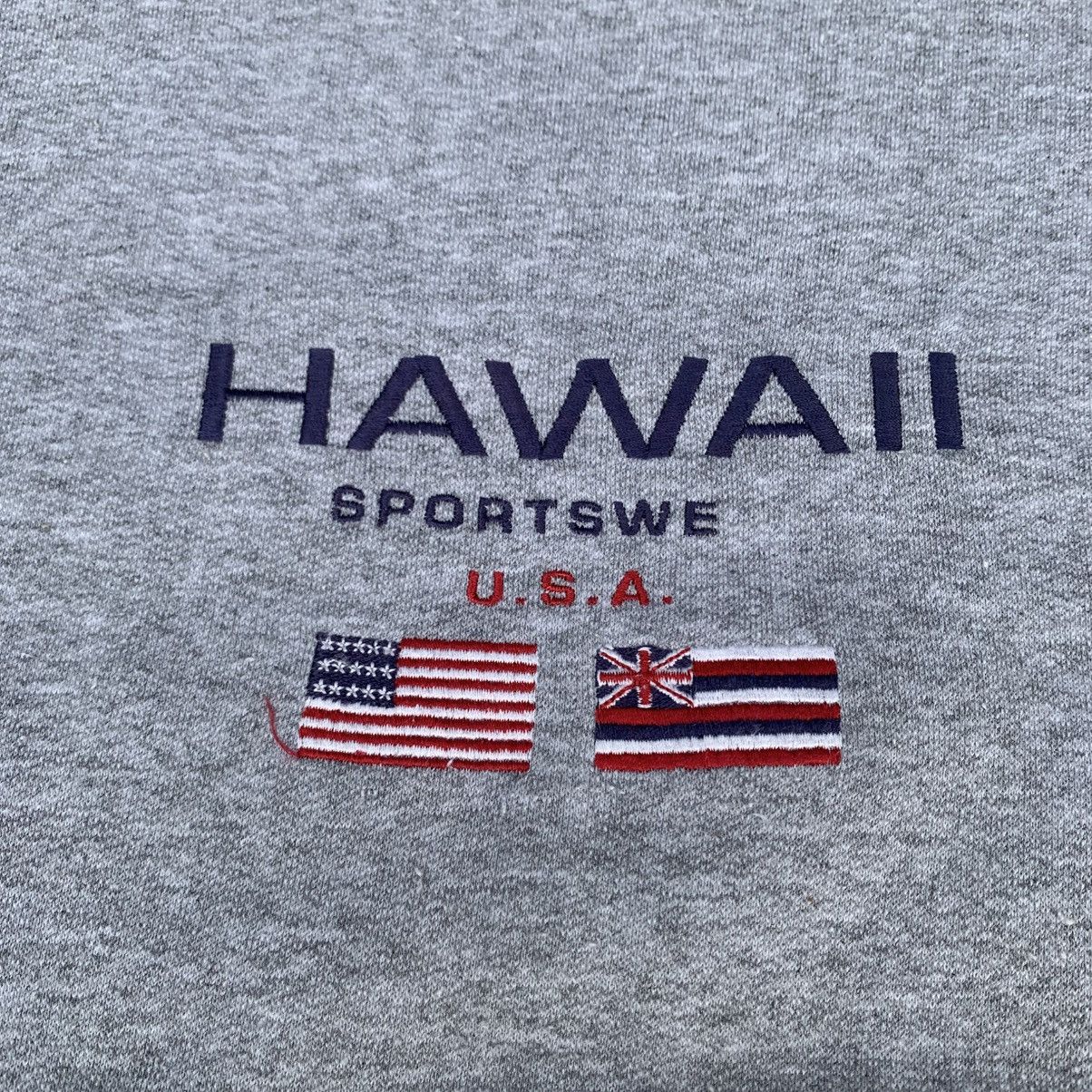 Hanes Vintage 90s Hanes Hawaii Sportswear USA Crewneck Sweatshirt Size US L / EU 52-54 / 3 - 7 Thumbnail