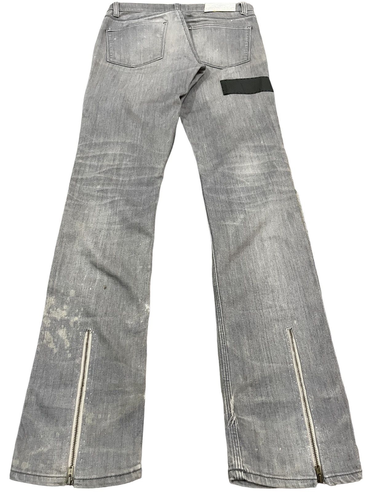 Acne Studios Acne Studios Max Tarnish Leather Patches Paint Splat Jeans Size US 29 - 2 Thumbnail