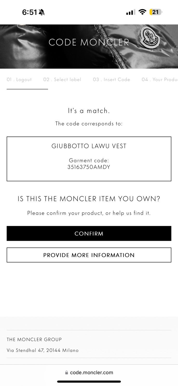 Moncler Moncler Giubbotto Law Vest Size US S / EU 44-46 / 1 - 11 Thumbnail