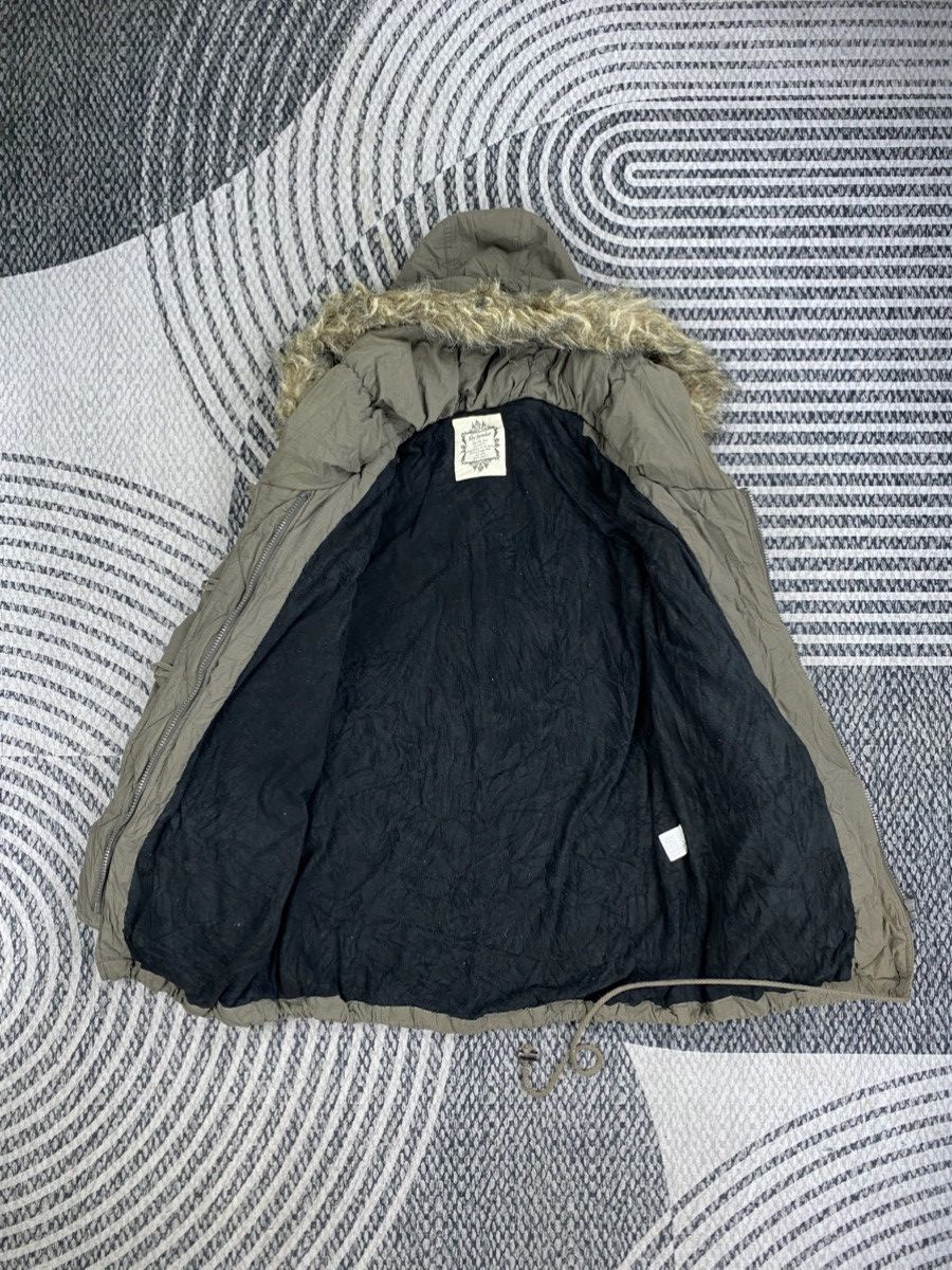 Japanese Brand Vtg Sky Bomber Military Multipocket Style Fur Hooded Parka Size US M / EU 48-50 / 2 - 6 Thumbnail