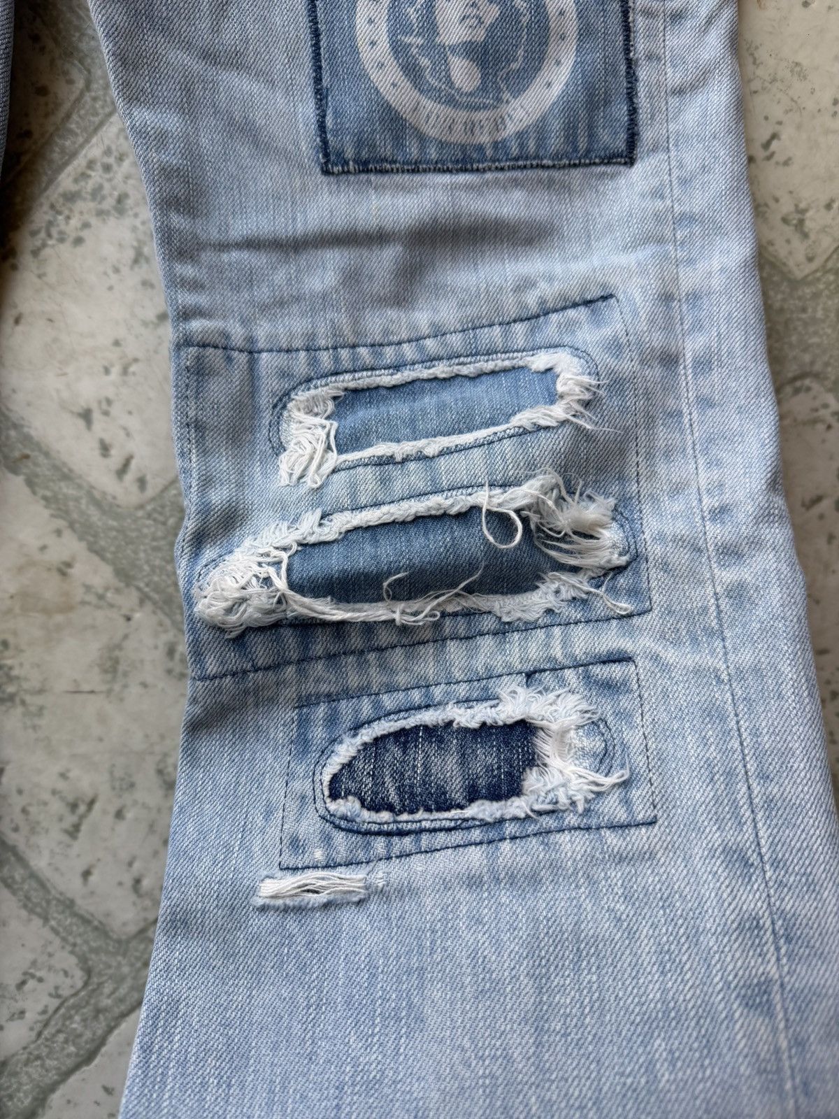 Hysteric Glamour Vintage Hysteric Glamour Boro Patched Jeans Size US 29 - 3 Thumbnail
