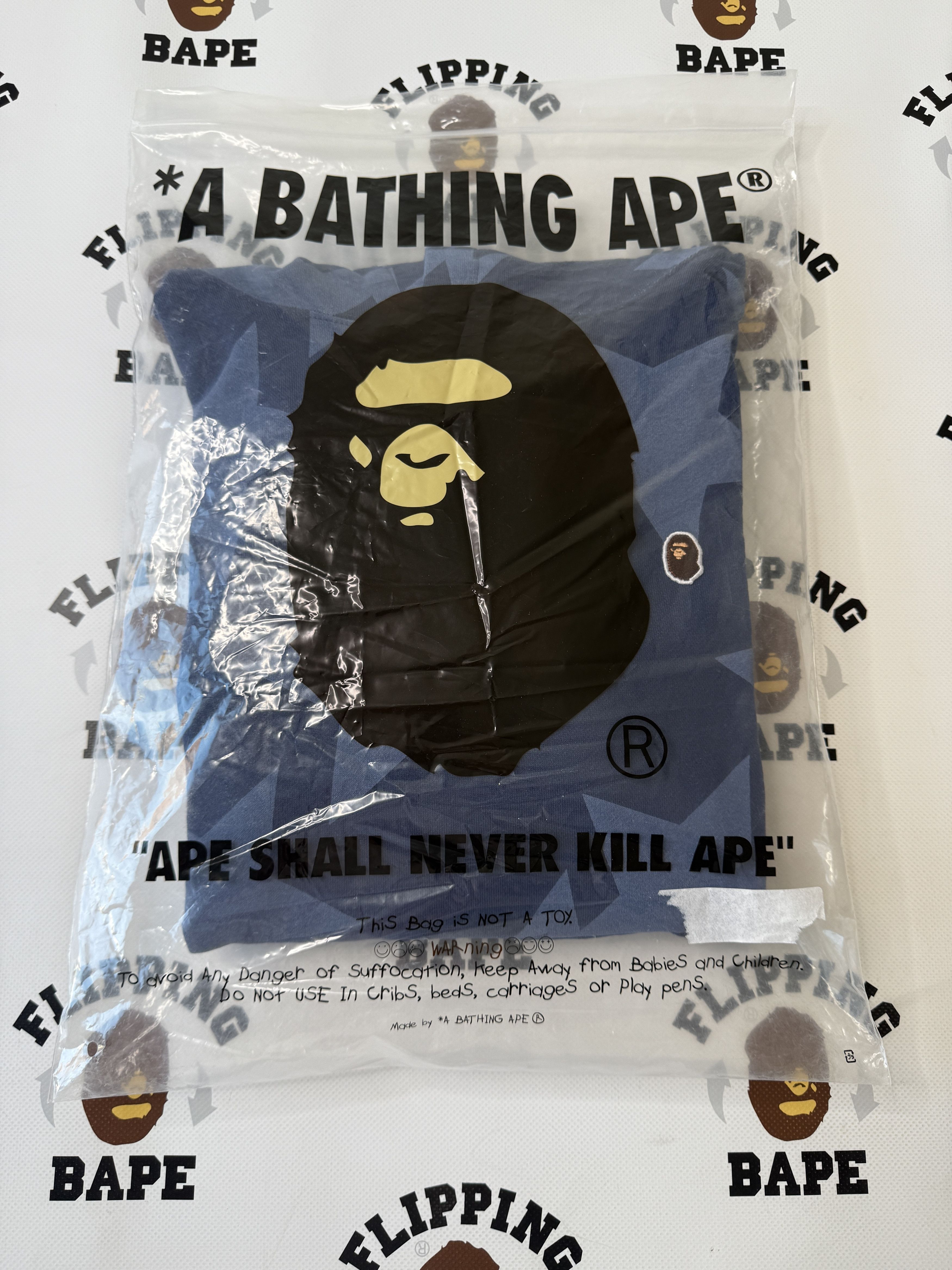 Bape BAPE STA PATTERN LOOSE FIT PULLOVER HOODIE Size US M / EU 48-50 / 2 - 14 Thumbnail