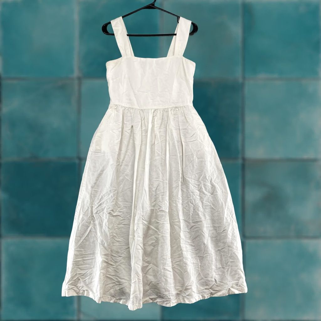 uniqlo linen blend square neck dress Check styling ideas forLinen Blend Square Neck Short Sleeve Dress| UNIQLO  PH