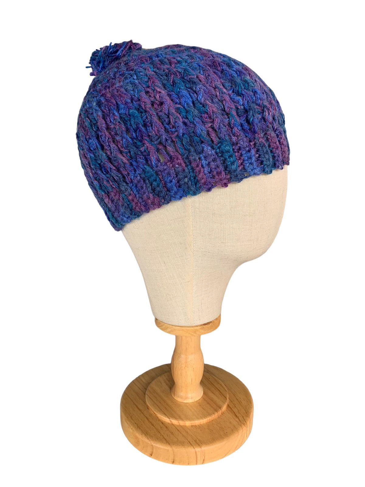 14th Addiction × Japanese Brand Rare Design Crochet Knitted Beanie Hats Size ONE SIZE - 3 Thumbnail