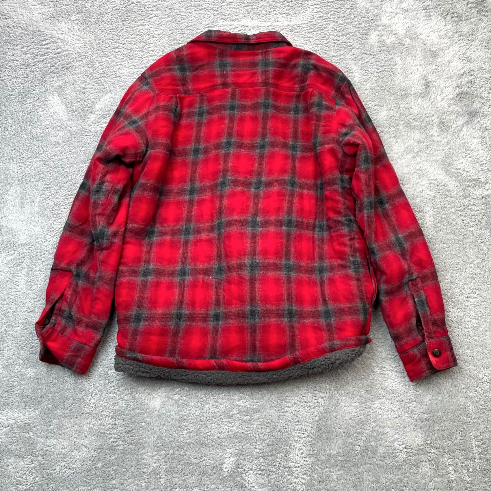 Vintage Coleman Jacket Mens M Red Plaid Buffalo Sherpa Lined Shacket Coat Flannel Shirt Coat Jacket Size US M / EU 48-50 / 2 - 7 Thumbnail