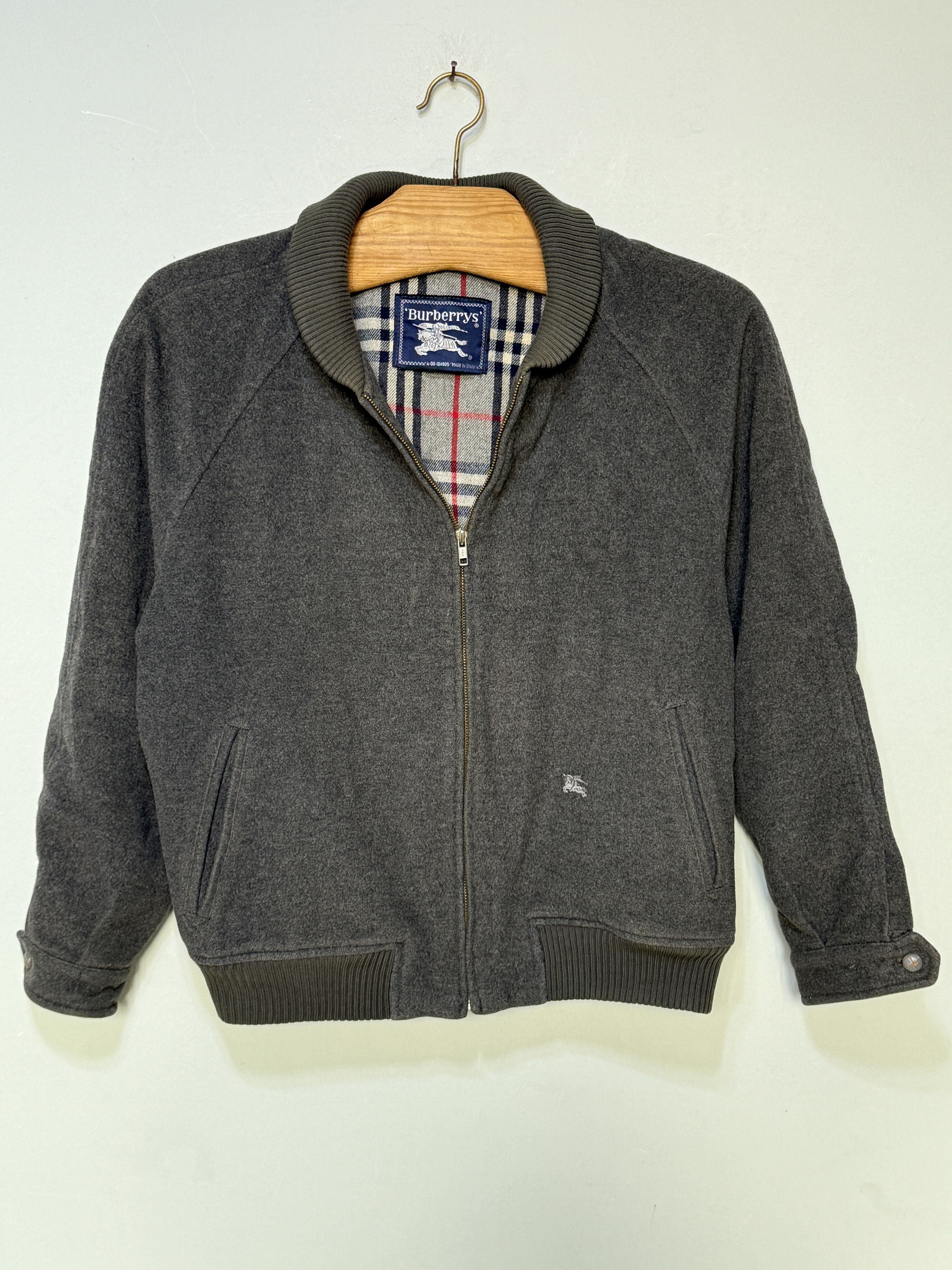 Burberry 🔥 rare 1990´s Burberry vintage wool bomber jacket Size US L / EU 52-54 / 3 - 2 Thumbnail