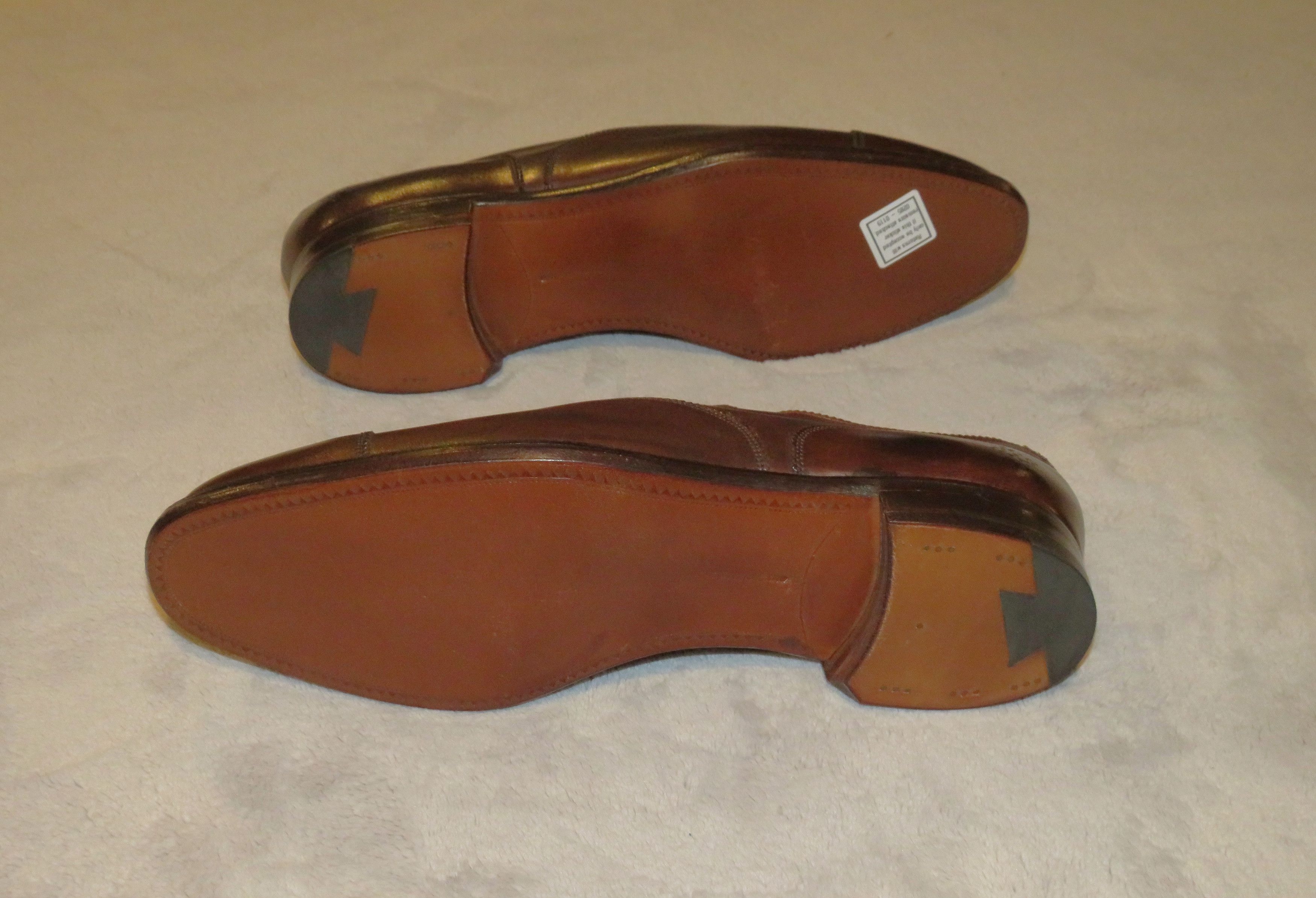 Edward Green × Paul Stuart Deadstock Dark Oak Antique Medallio Oxfords 8.5D NWT NOS Size US 8.5 / EU 41-42 - 9 Thumbnail
