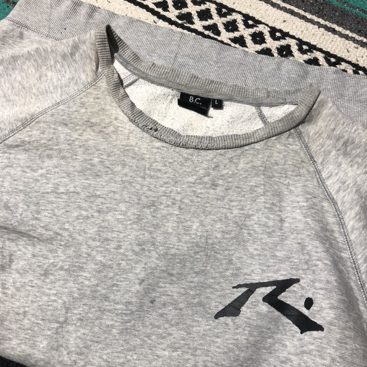 Rusty × Vintage Vintage Rusty Grey Sweatshirt Size US L / EU 52-54 / 3 - 5 Thumbnail