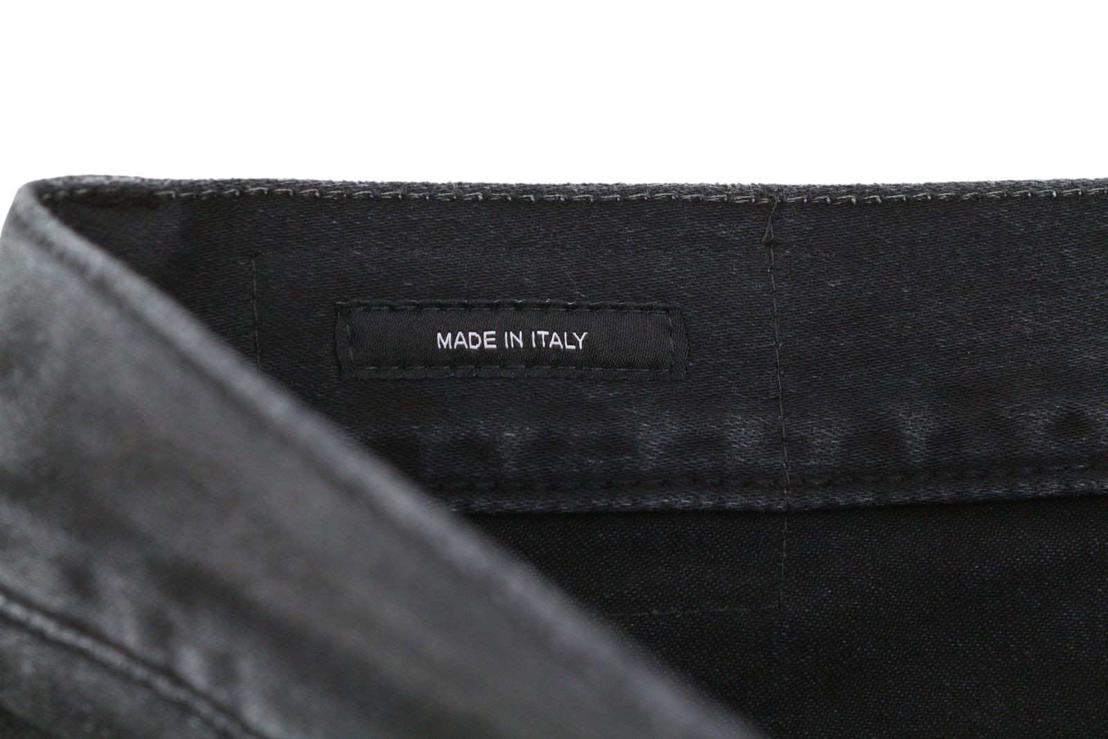 R13 X-BF 30 Black Garment Dyed Moleskin Faded Ankle FW25 86629 Size 30" / US 8 / IT 44 - 6 Thumbnail