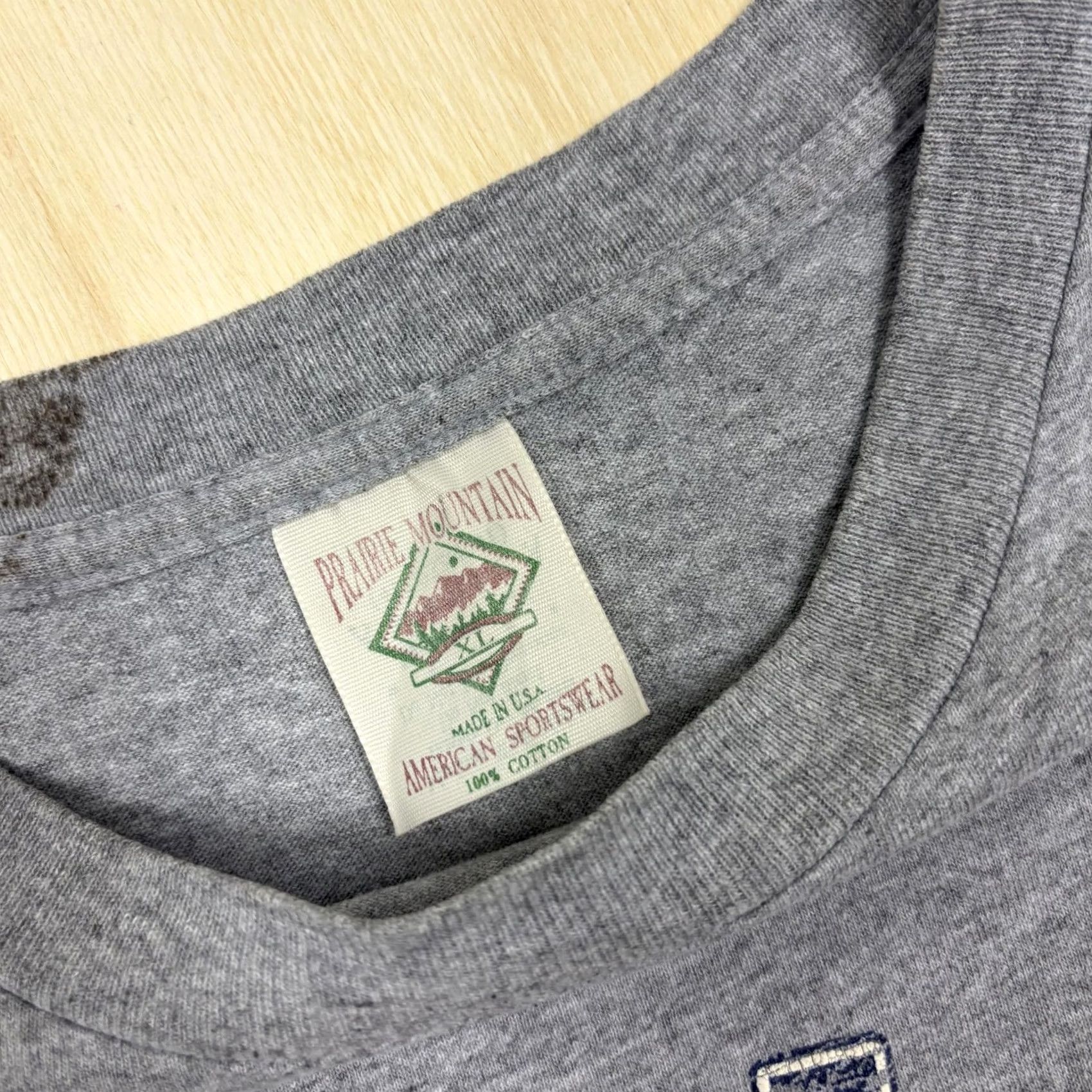 Nautica VINTAGE Prairie Mountain Avalon Shirt Mens XL Gray Nautical Tee T-Shirt USA Size US XL / EU 56 / 4 - 3 Thumbnail