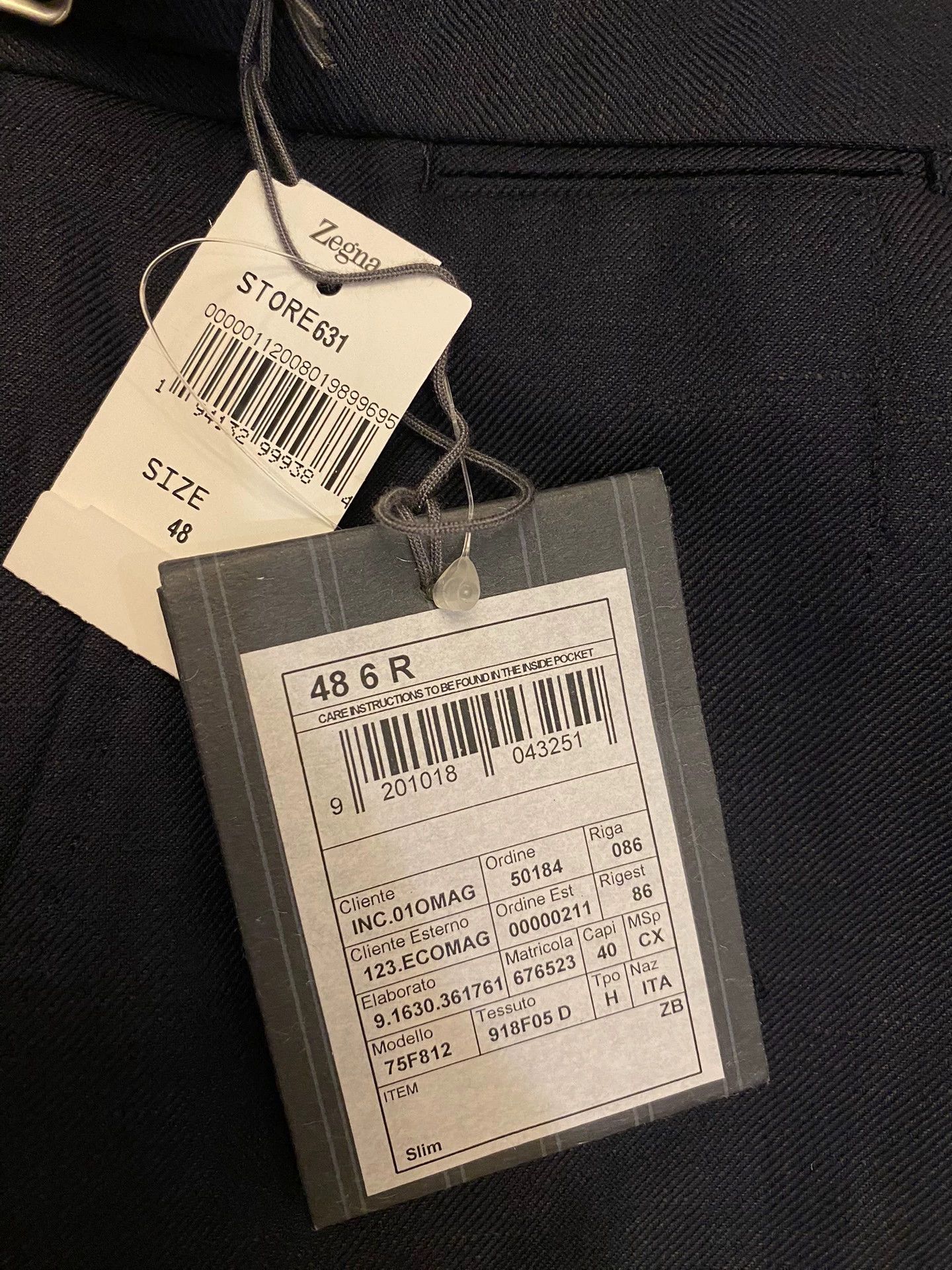 Ermenegildo Zegna Ermenegildo Zegna Linen-Wool Blend Swiss Trousers 48 Size US 32 / EU 48 - 9 Thumbnail