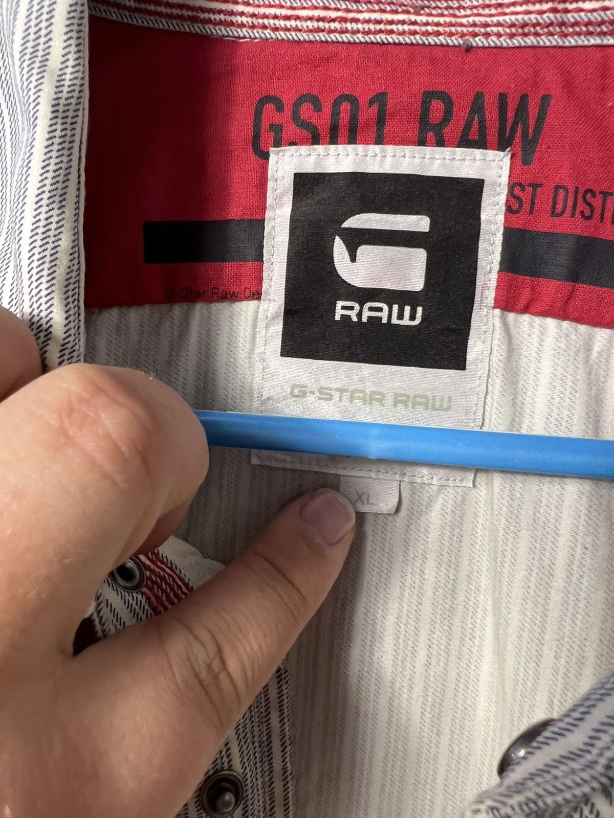 G-Star Rare G-Star RAW Ne 5620 Skye Zip Shirt Long Sleeve With Logo Size US XL / EU 56 / 4 - 18 Thumbnail