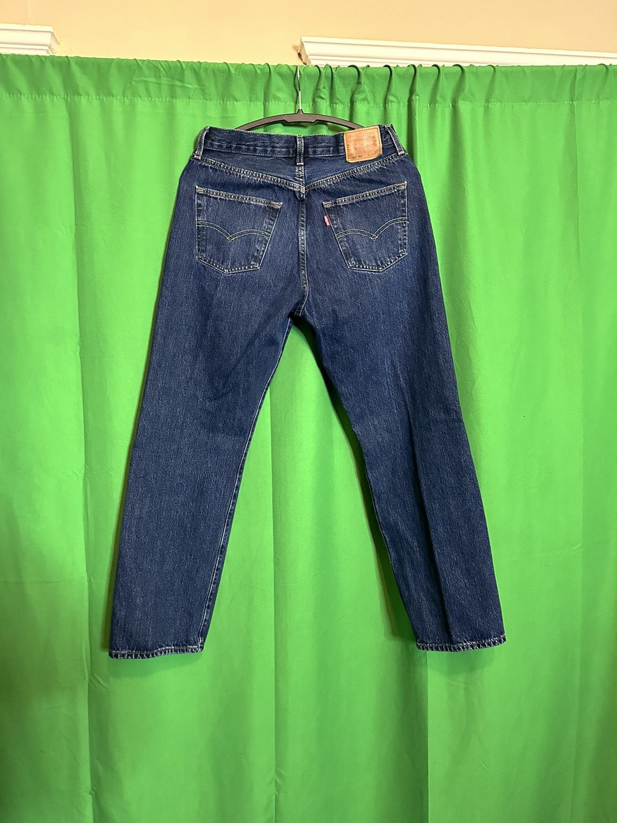 Levi's Big E 501 90s premium denim indigo whiskered jeans Size US 28 / EU 44 - 7 Thumbnail