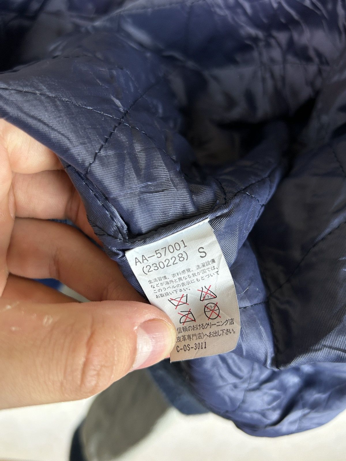 Adidas 90s Adidas America Wool Leather Varsity Bomber Jacket Blue S Size US S / EU 44-46 / 1 - 17 Thumbnail
