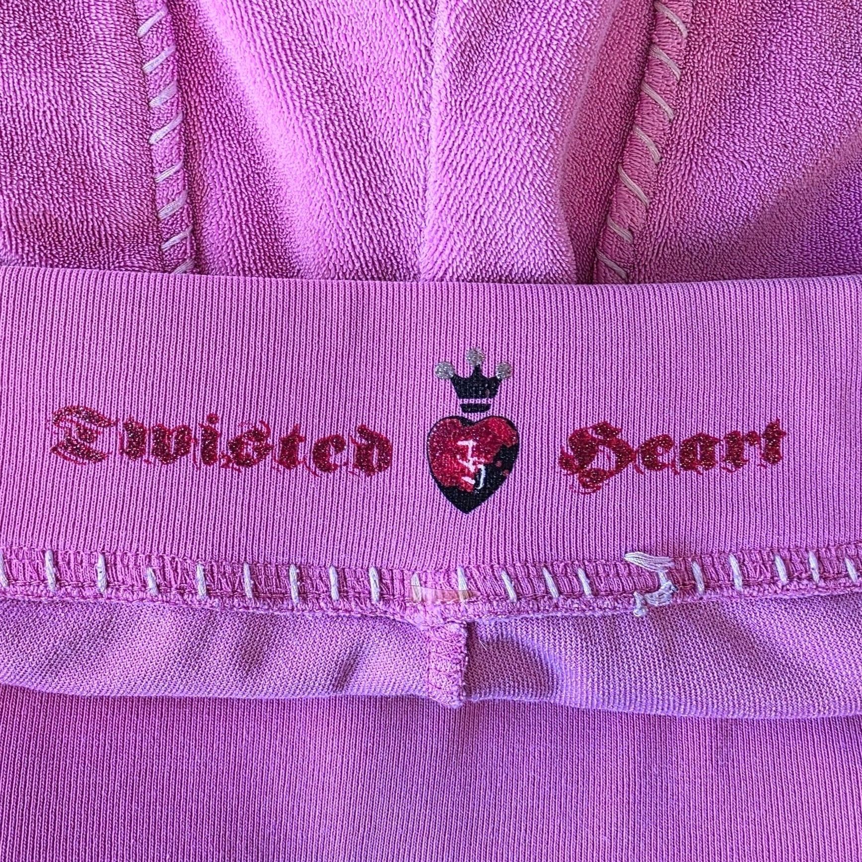 Other Vintage Twisted Heart Womens Medium Pants Terry Cloth Flared Size 30" / US 8 / IT 44 - 9 Thumbnail