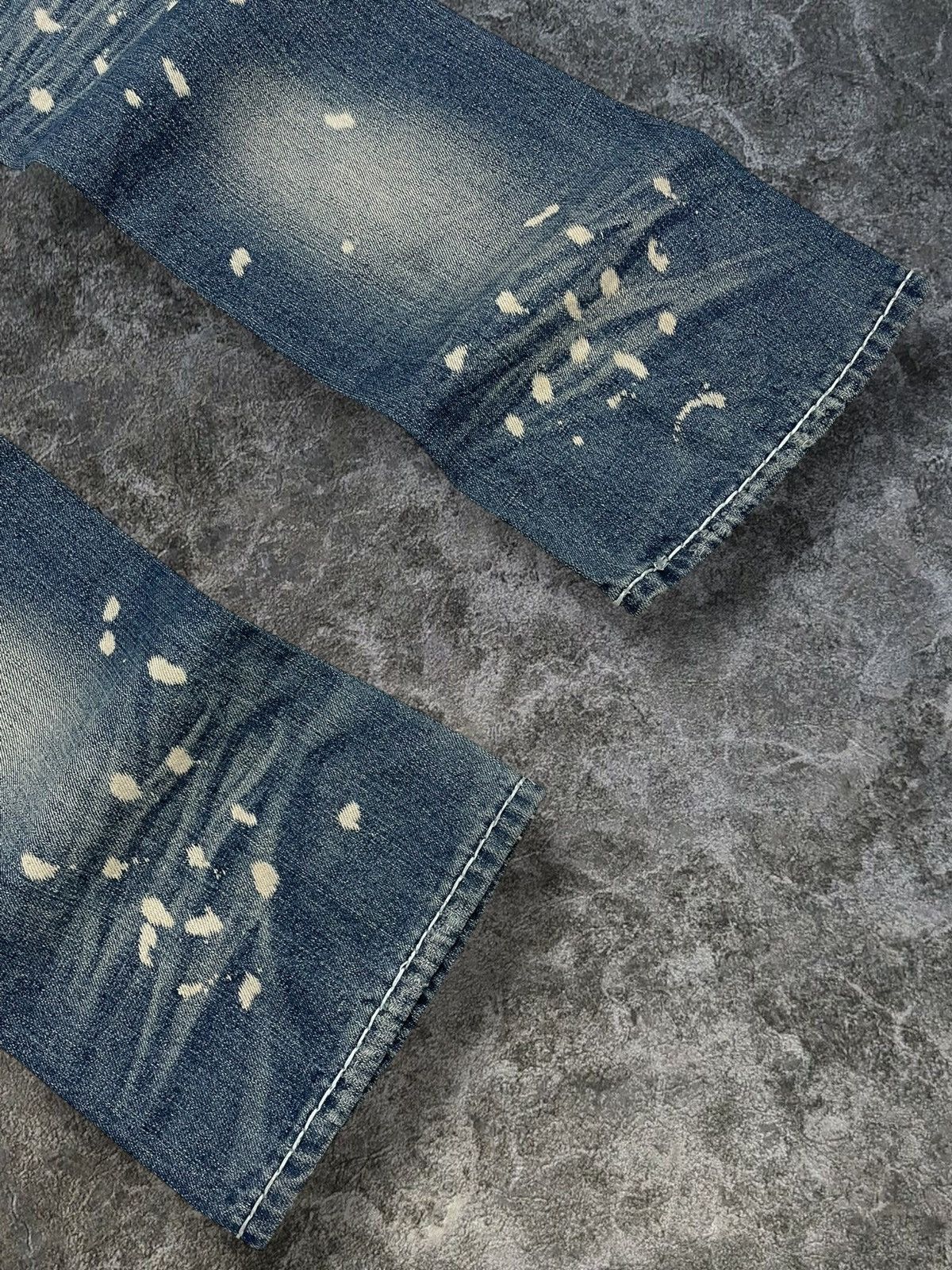 Tornado Mart Vintage Japan Designer Meteor Distressed Flared Iconic Denim Size US 32 / EU 48 - 12 Thumbnail