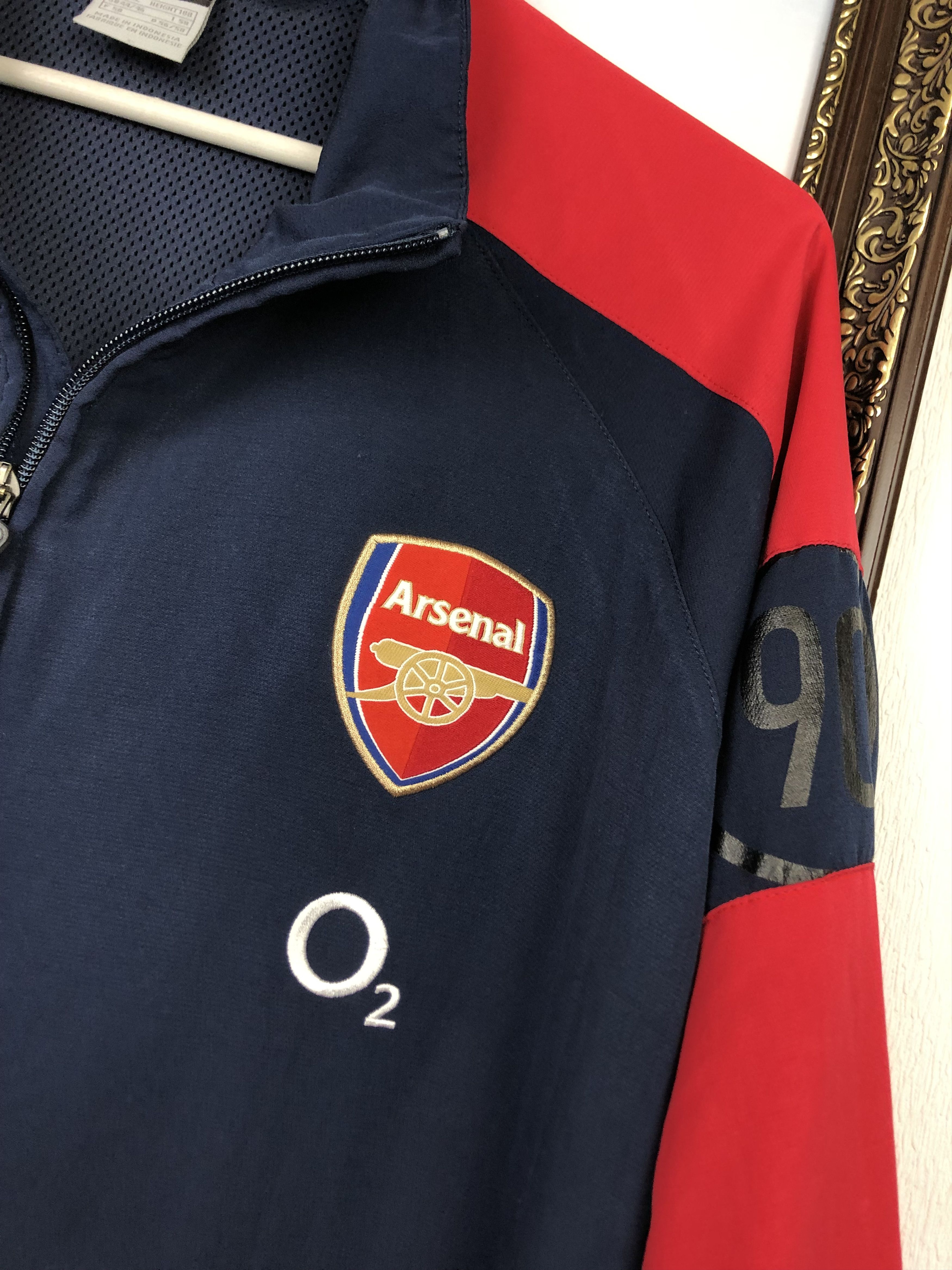 Nike Vintage Nike Arsenal Football Jacket Soccer o2 Track Top Size US XL / EU 56 / 4 - 3 Thumbnail