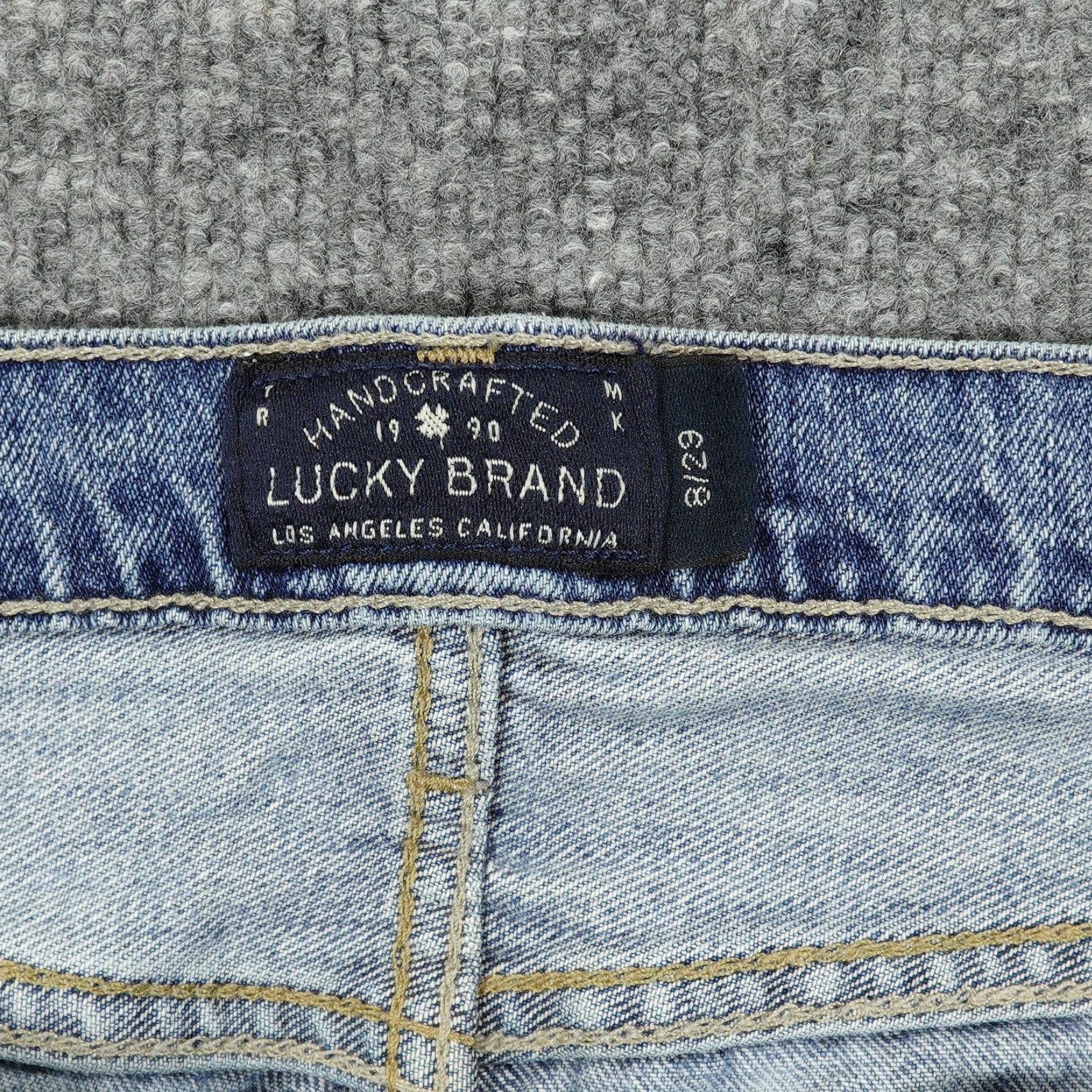 Lucky Brand Lucky Brand Sienna Boyfriend Jeans Womens 8 Blue Wash Distressed Denim Jeans Size 30" / US 8 / IT 44 - 7 Thumbnail