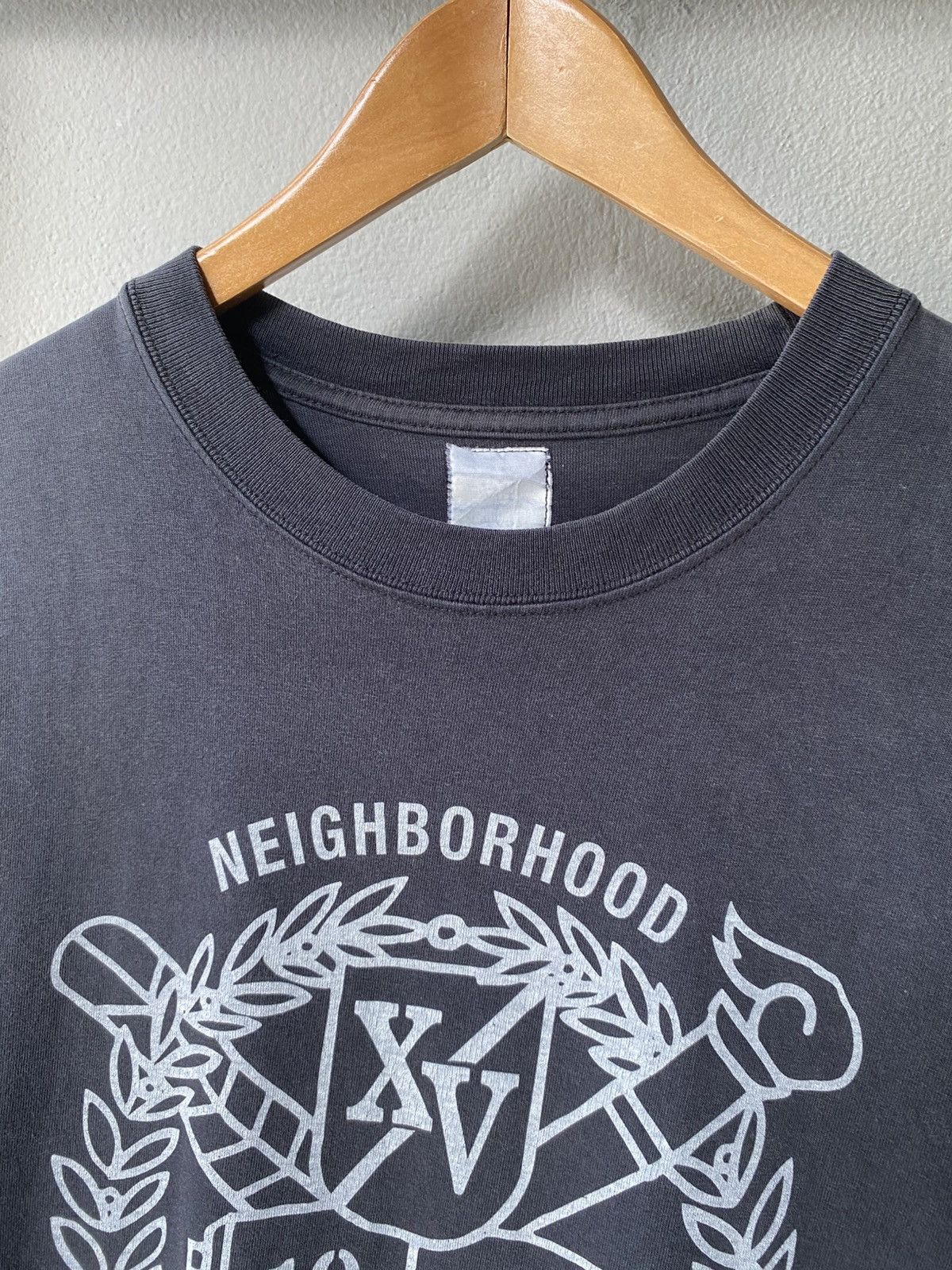 Neighborhood NEIGHBORHOOD Dark Gray Short Sleeve Round Neck T-Shirt Size US S / EU 44-46 / 1 - 6 Thumbnail