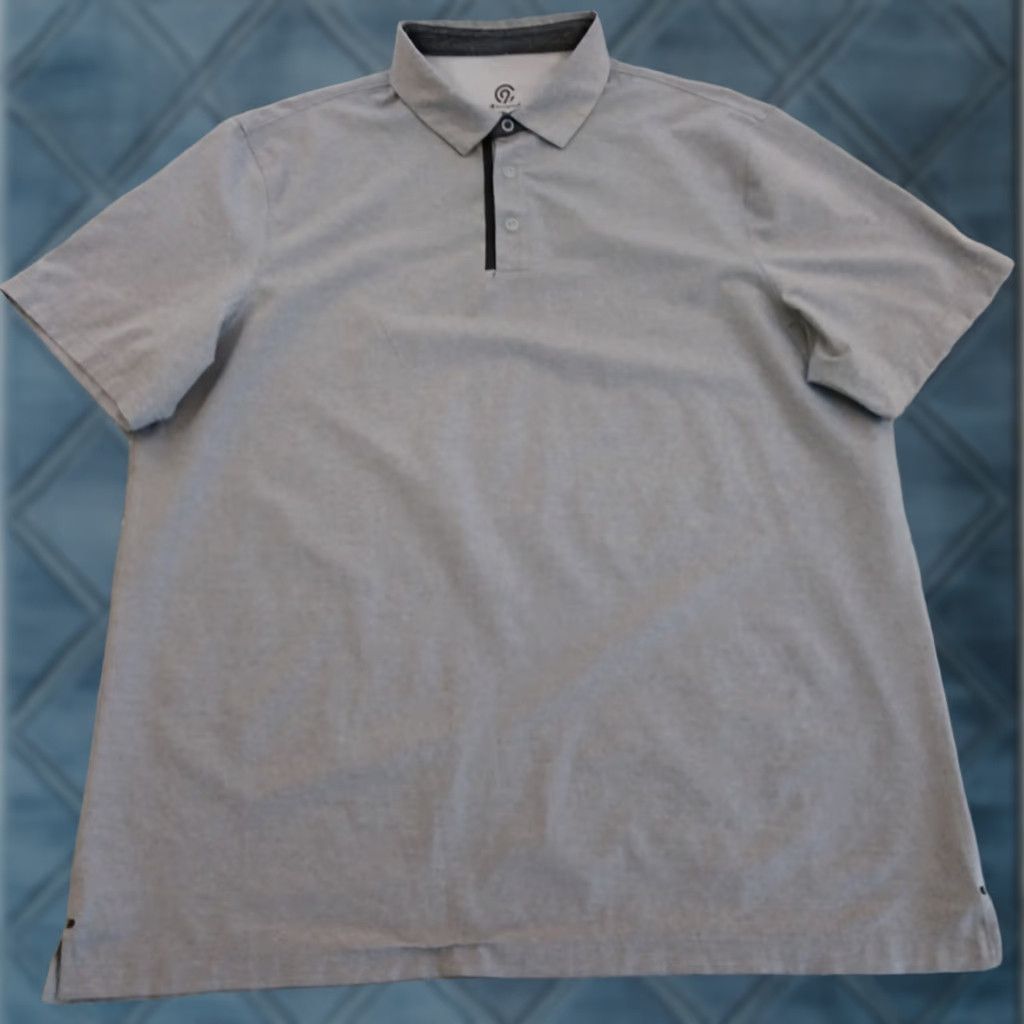 Champion Champion Polo Shirt Mens XL Gray Short Sleeve Size US XL / EU 56 / 4 - 1 Thumbnail