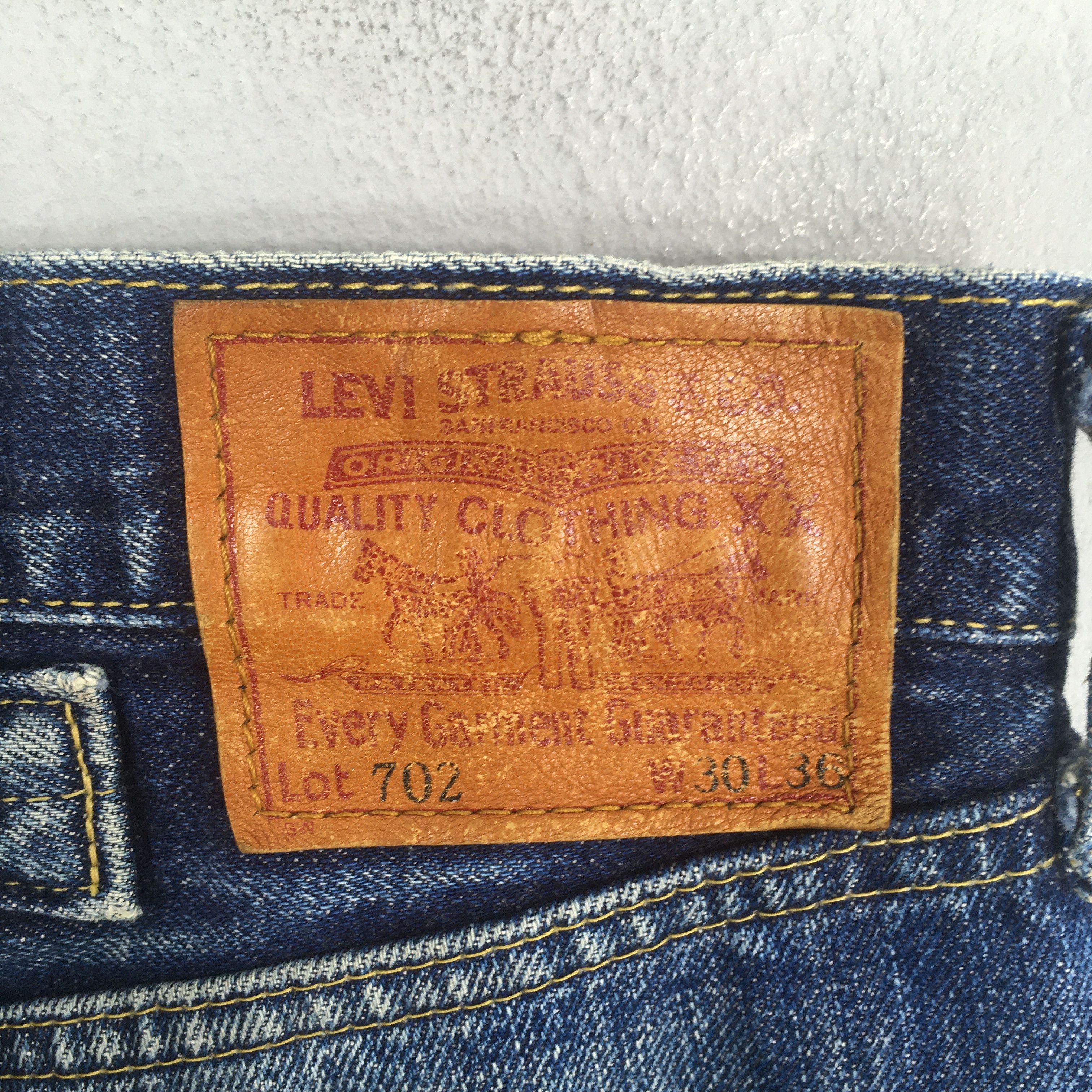 Levi's × Levi's Vintage Clothing × Vintage Size 28x30.5 Vintage Levi's 702 LVC Redline Selvedge Jeans Size 28" / US 6 / IT 42 - 13 Thumbnail
