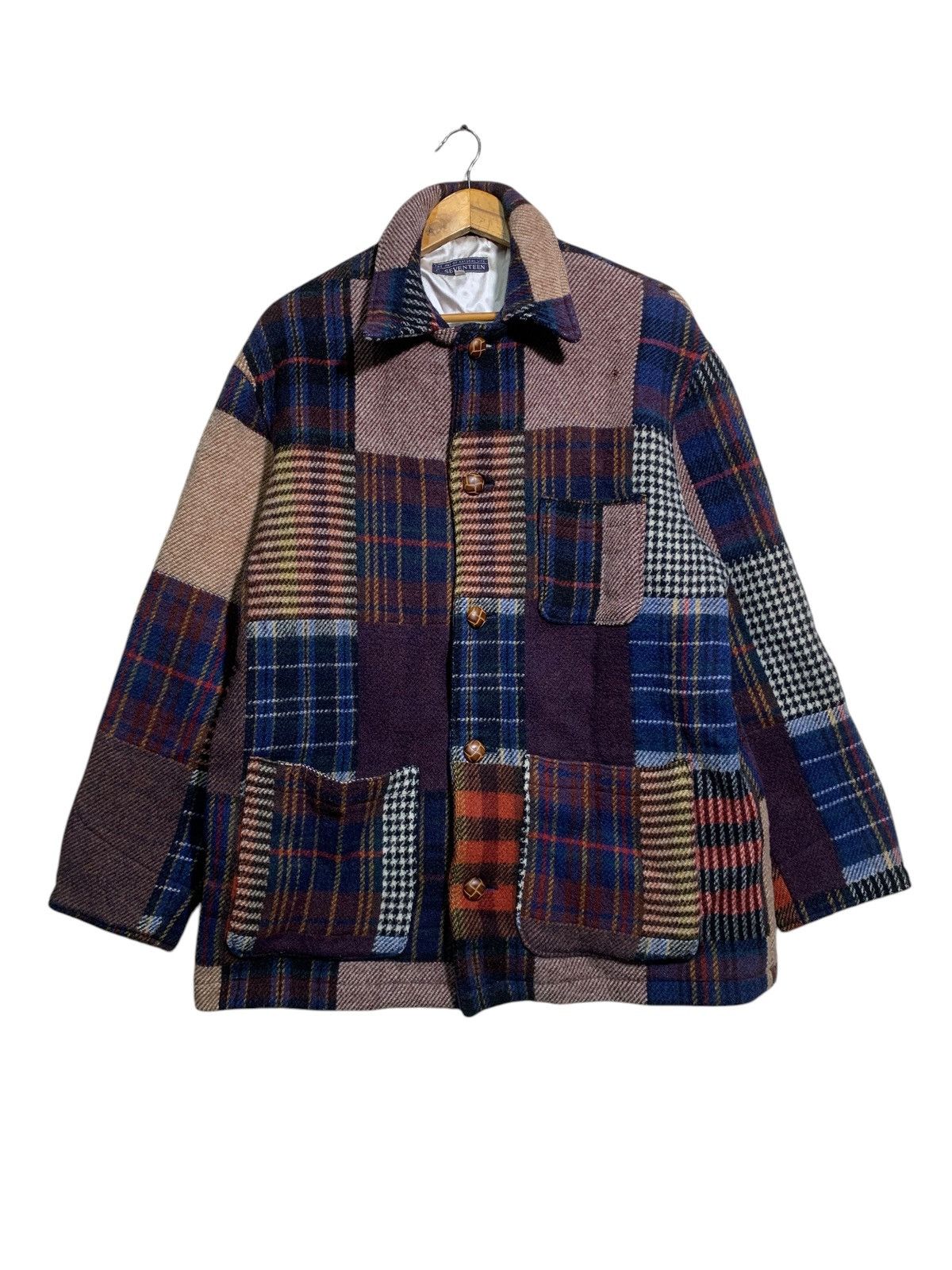 Japanese Brand 🔥C SEVENTEEN WOOL SPLIT DESIGN JACKETS Size US L / EU 52-54 / 3 - 1 Thumbnail