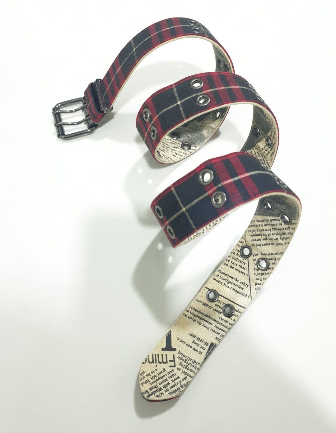 PPFM 💥Punk rock checkered streetwear belt Size ONE SIZE - 4 Thumbnail