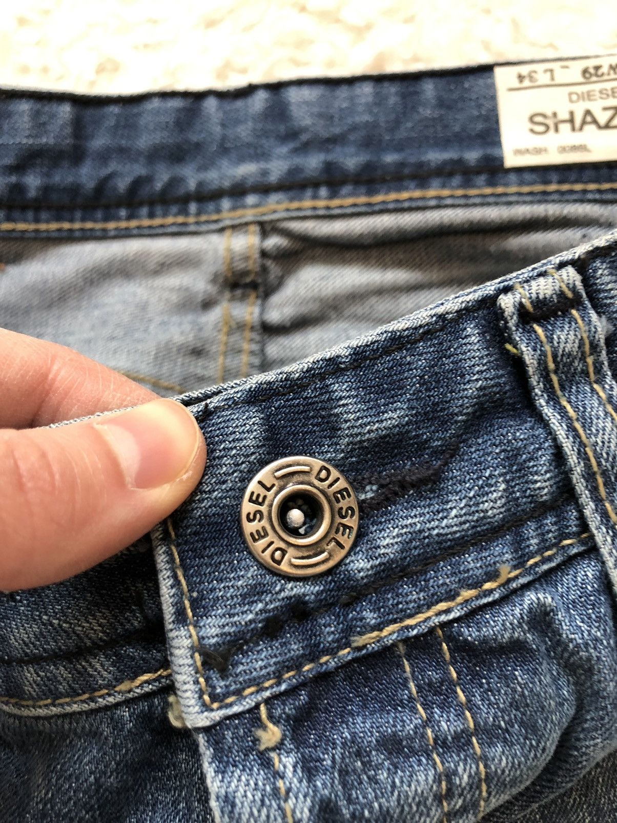 Diesel Unique Diesel Industry vintage jeans Size US 31 - 7 Thumbnail