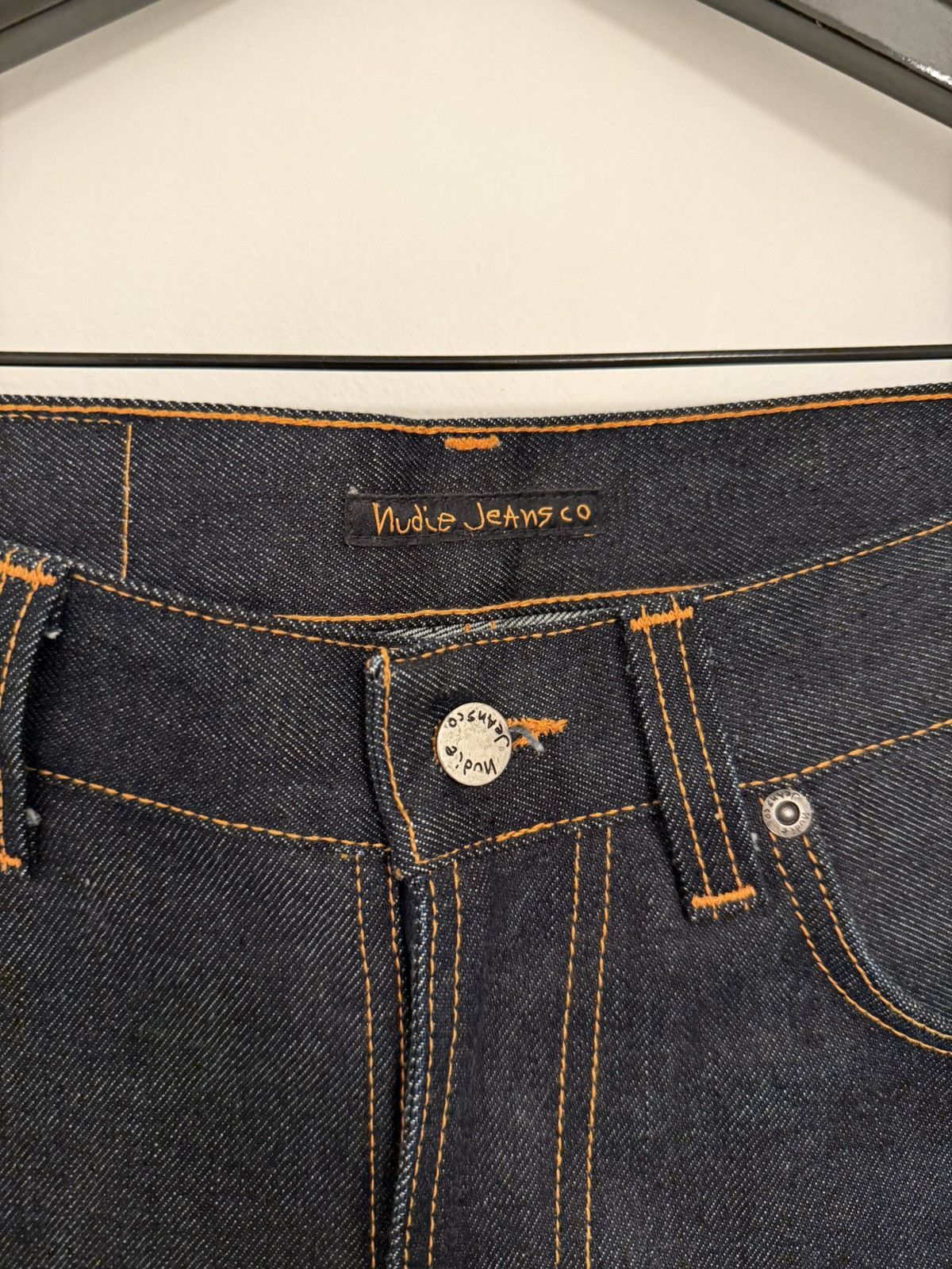 Nudie Jeans Nudie Jeans Lean Dean Dry Japan Selvage – Raw Indigo Size US 29 - 2 Thumbnail