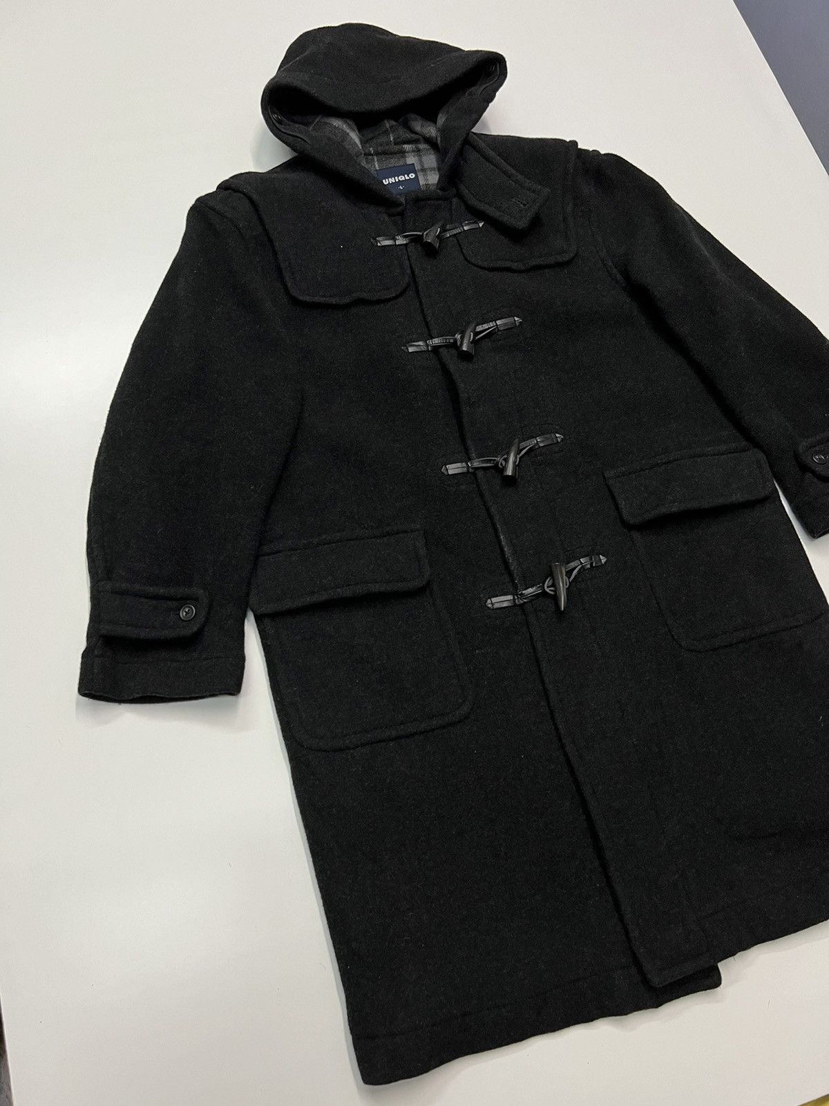 Japanese Brand UNIQLO DUFFLE COAT WITH HOODIE SIZE L Size US L / EU 52-54 / 3 - 3 Thumbnail