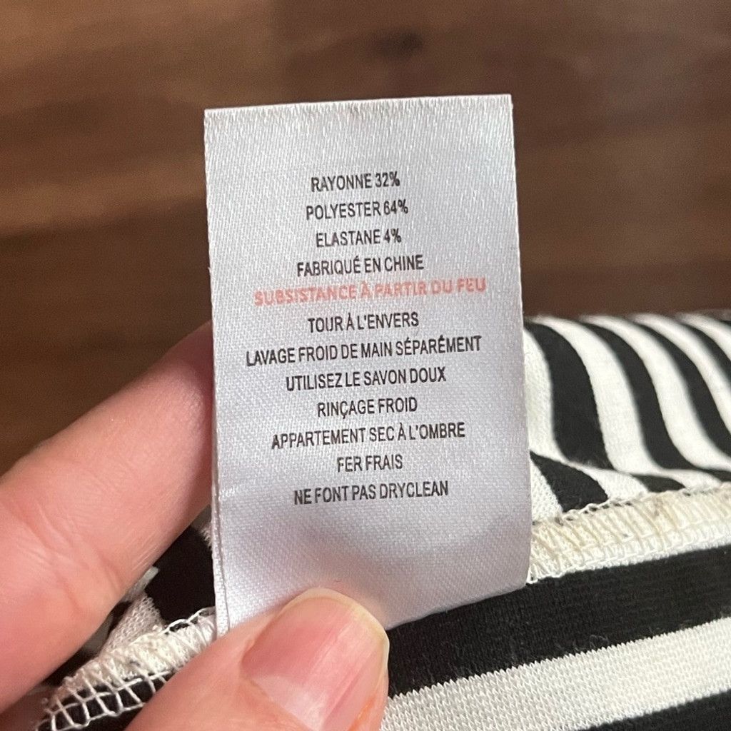 MINKPINK 🖤 MINK PINK Striped Black & White Mini Skirt 🤍 Size 24" / US 00 / IT 34 - 6 Thumbnail