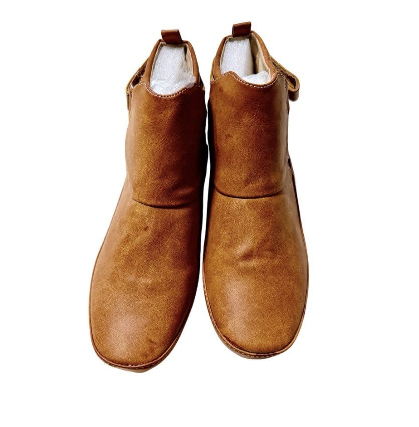 Other NWT Brown Faux Leather Ankle Wedge Boots EU 38 (US 7.5–8) Size US 7.5 / IT 37.5 - 5 Thumbnail