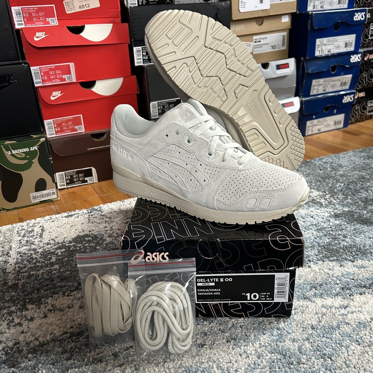 Asics × Kith × Ronnie Fieg 1201A224-402 FW20 KXTH GEL LYTE iii “THE PALETTE” CHALK Size US 10 / EU 43 - 2 Thumbnail