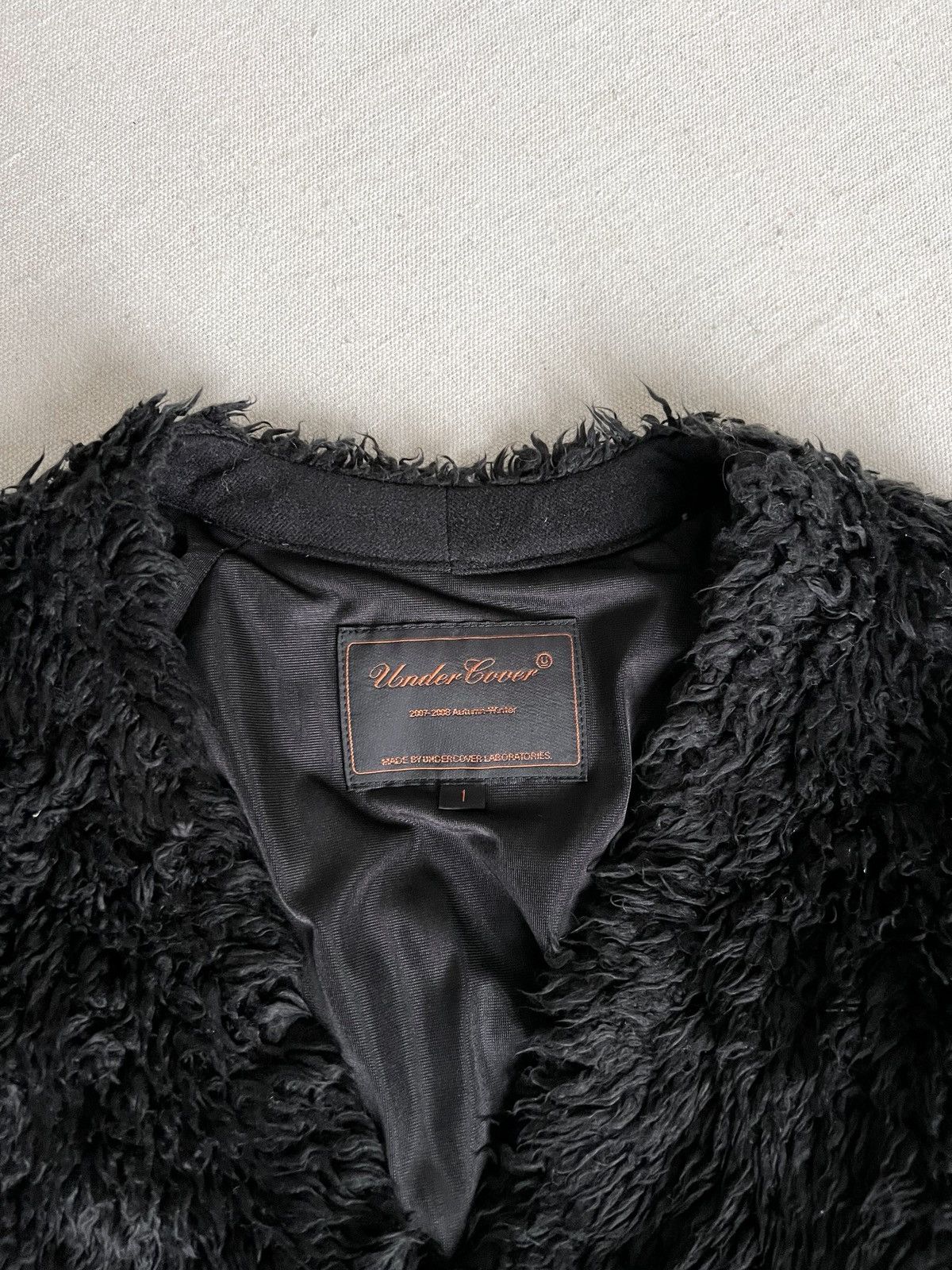 Undercover Undercover AW2007-2008 Shag Fur Cardigan Size US XS / EU 42 / 0 - 5 Thumbnail