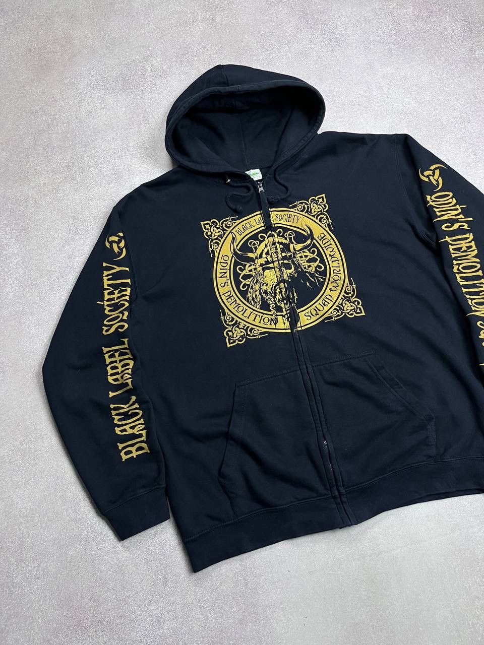 Vintage Vintage BLS Black Label Society Archival Boxy Zip Hoodie XL Size US XL / EU 56 / 4 - 3 Thumbnail