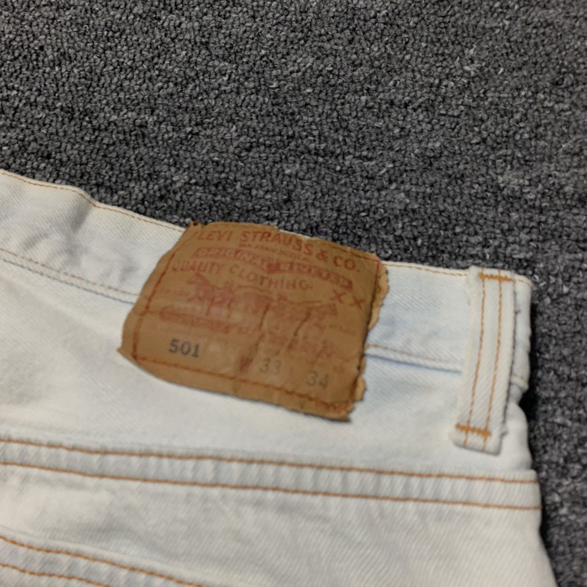 Levi's 80s Vintage Levi's 501 Made In USA Distressed Jeans 33x32 Size US 33 - 4 Thumbnail