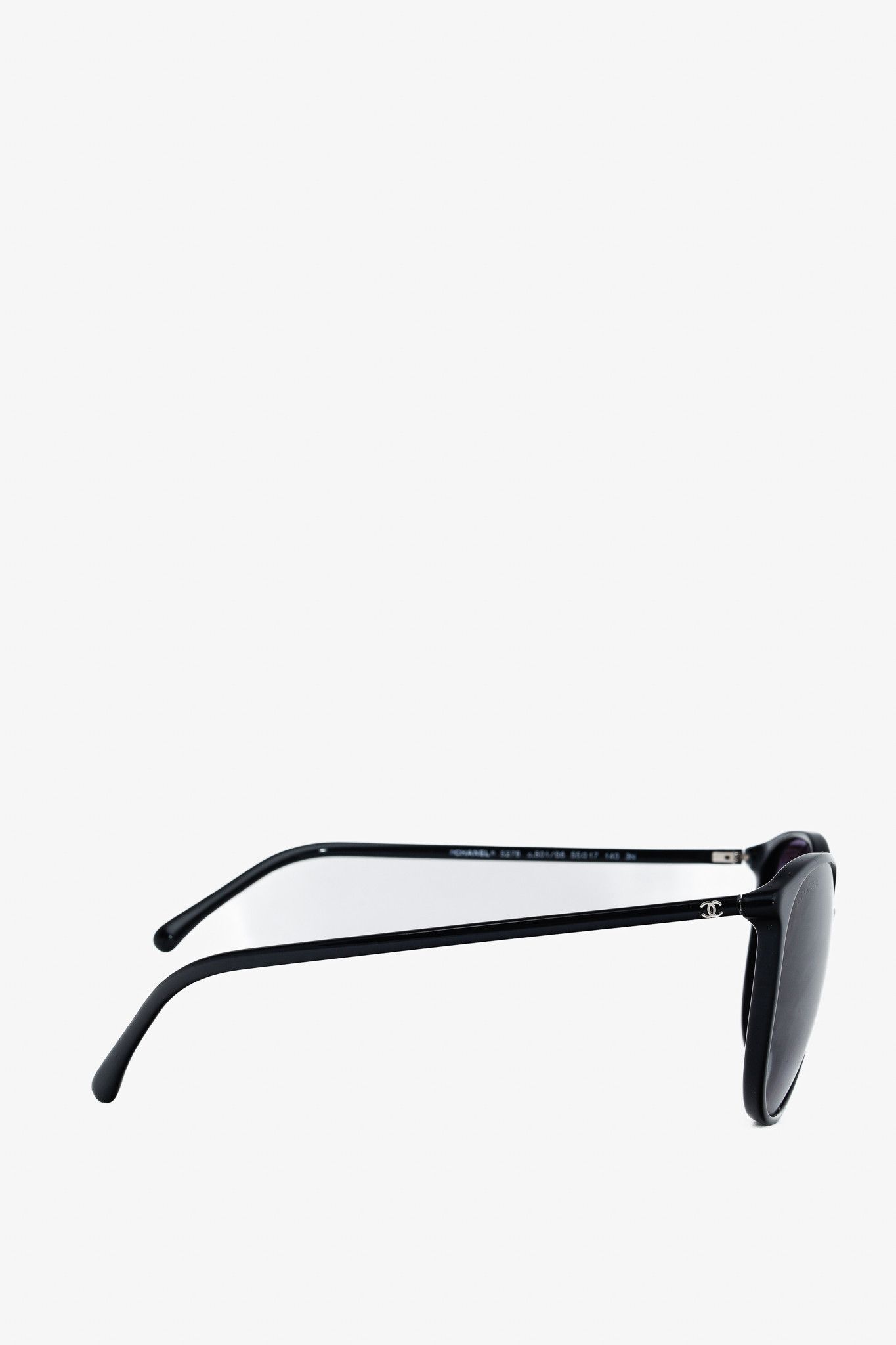 Chanel Chanel 5278 Black Micro-CC Butterfly Sunglasses Size ONE SIZE - 4 Thumbnail