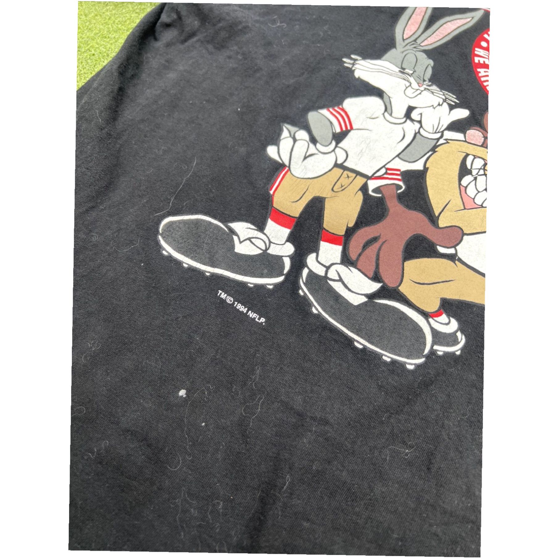 Vintage Vintage 49ers Taz Looney Tunes T Shirt Taz Bugs Sylvester 1994 Rare Xl/2xl Size US XXL / EU 58 / 5 - 4 Thumbnail