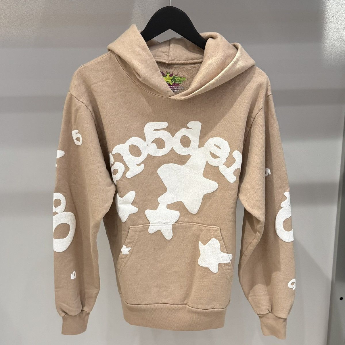 Sp5der Sp5der Beluga Hoodie Sand Size US S / EU 44-46 / 1 - 1 Thumbnail