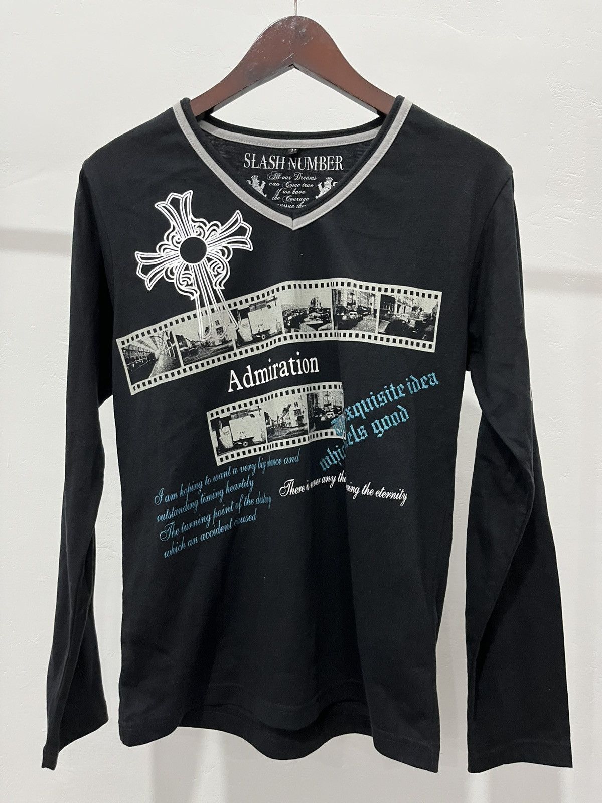 Japanese Brand Slash number potrait poem Size US S / EU 44-46 / 1 - 1 Thumbnail