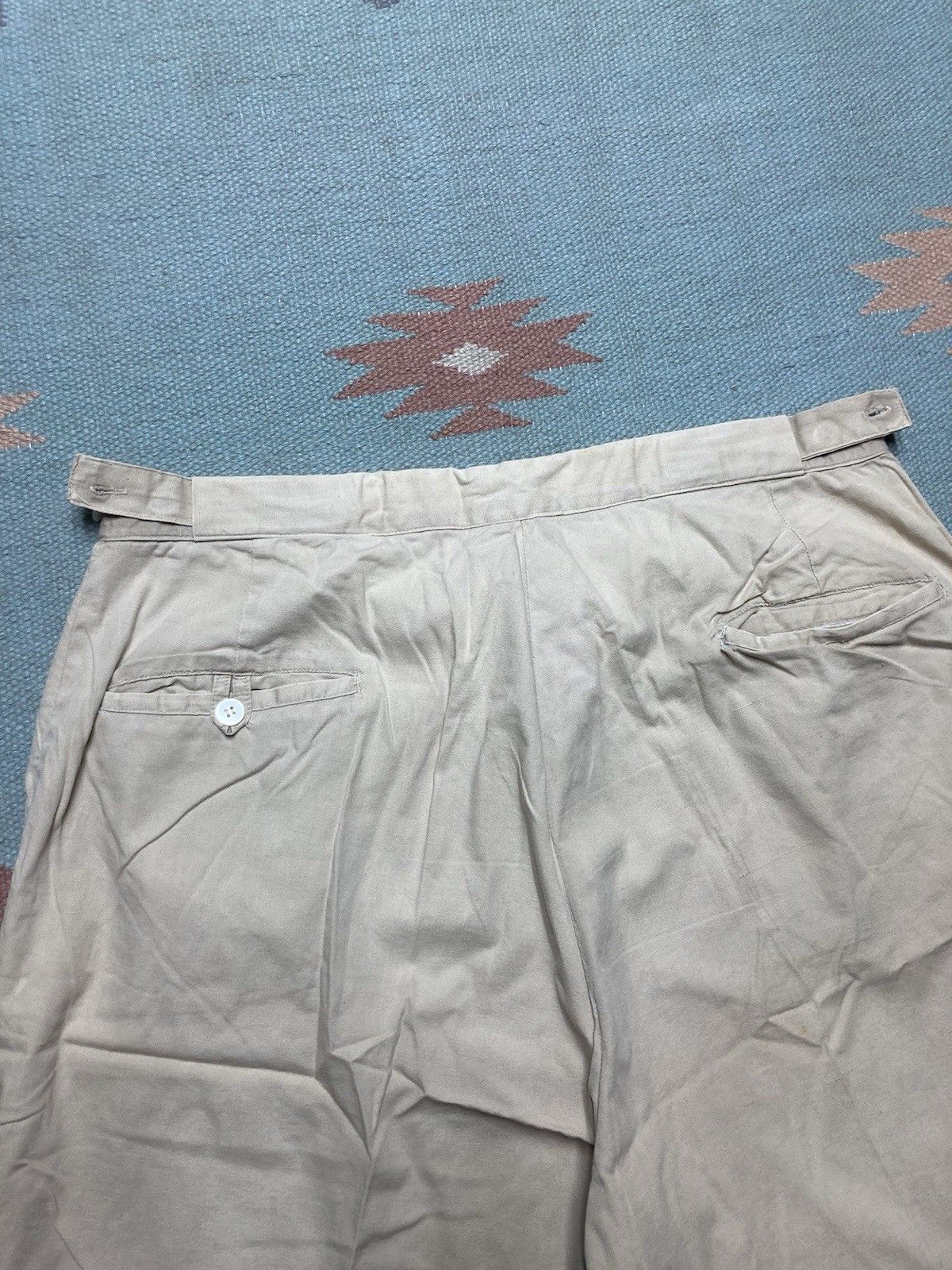 Vintage 70s lightweight cotton shorts khaki tan casual men’s 33 Size US 33 - 9 Thumbnail
