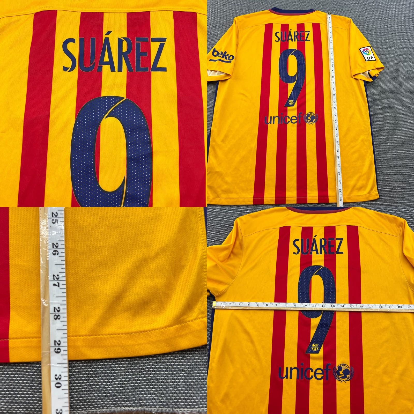 Nike Nike Barcelona 2015 2016 Away Suarez Football Jersey Mens XL Adult Shirt Size US XL / EU 56 / 4 - 9 Thumbnail