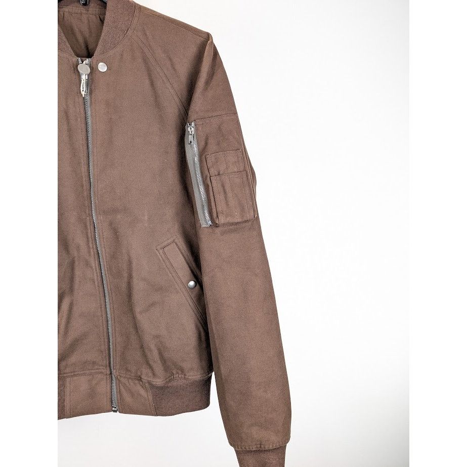 Rick Owens o1rshd1 Bomber Jacket in Brown Size US M / EU 48-50 / 2 - 5 Thumbnail