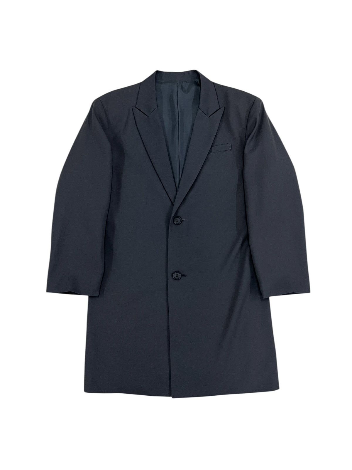 Y's Vintage Y’s Wool Long Coat Jacket Size US M / EU 48-50 / 2 - 3 Thumbnail
