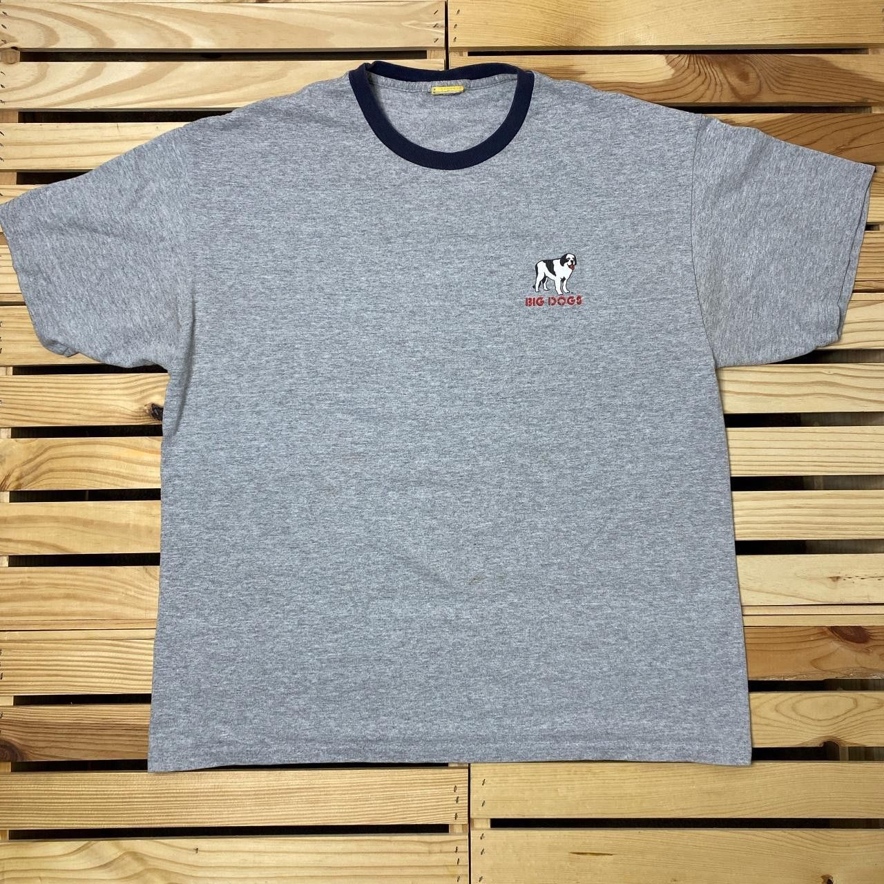 Big Dogs Vintage Big Dogs Gray Ringer Tee Size Large Size US L / EU 52-54 / 3 - 2 Thumbnail