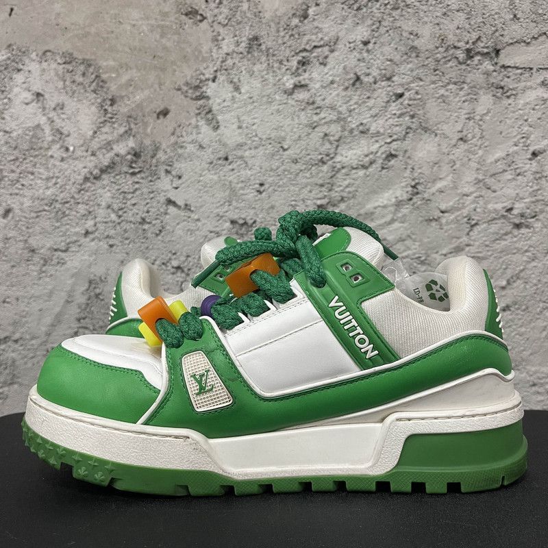 Louis Vuitton Louis Vuitton Trainer Maxi Low Top Sneakers -2508 Size US 8.5 / EU 41-42 - 3 Thumbnail